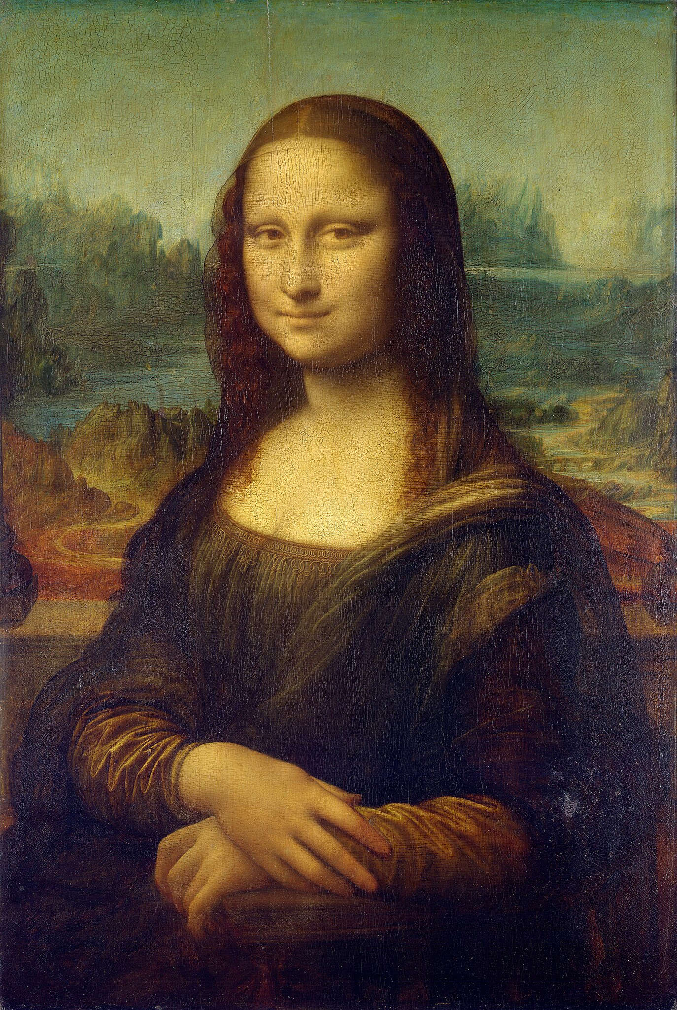 Leonardo da Vinci, La &lt;em&gt;Gioconda&lt;/em&gt; (c. 1503-1513; óleo sobre tabla, 77 x 53 cm; París, Louvre)