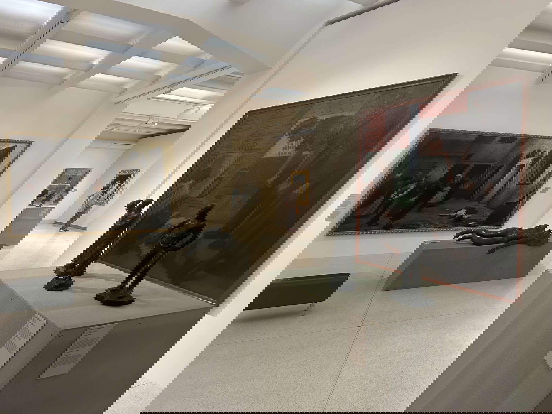 The exhibits in the Art of the Long Century section. The exhibits in the Art of the Long Century section.