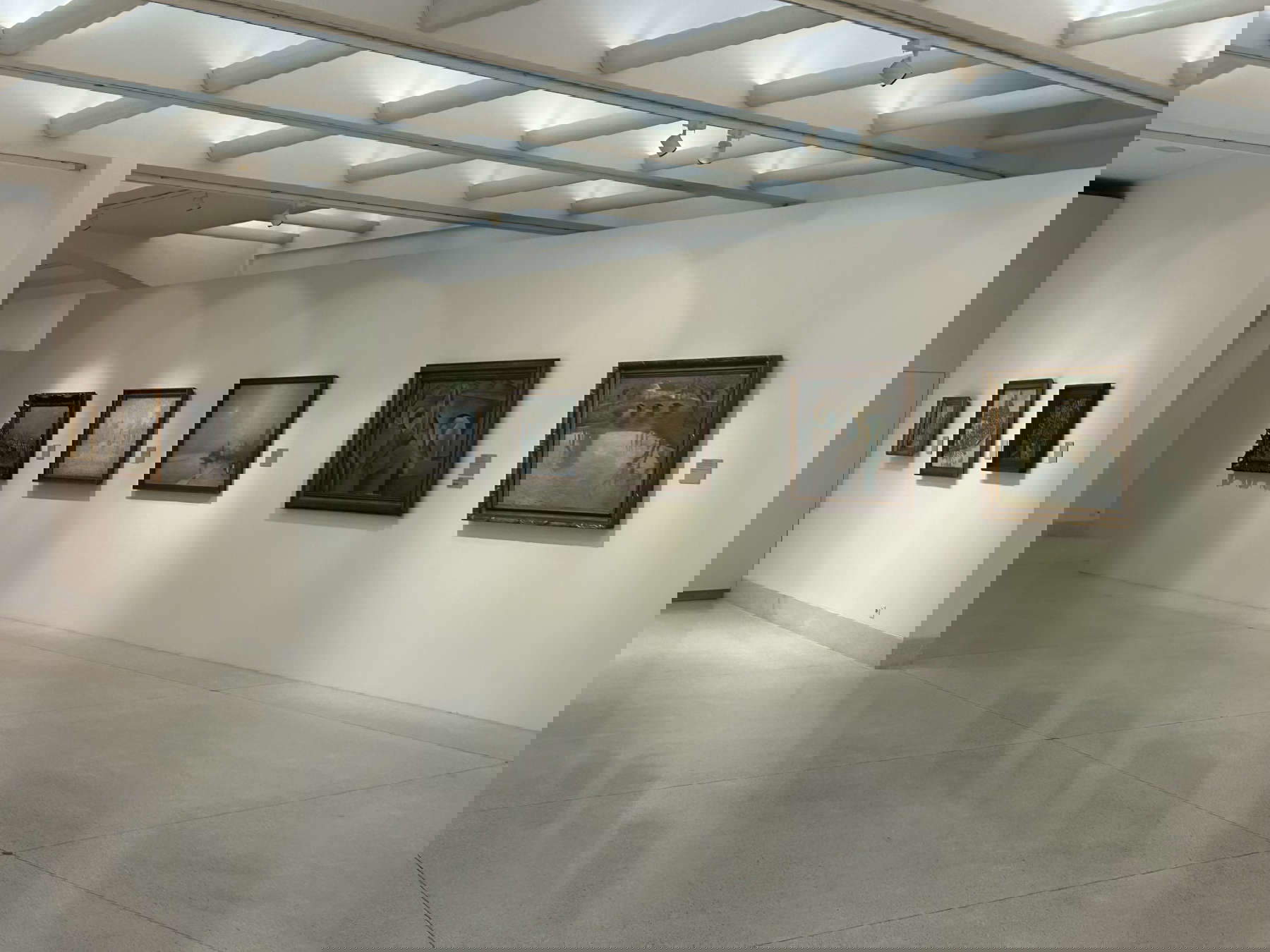 The exhibits in the Art of the Long Century section. The exhibits in the Art of the Long Century section.