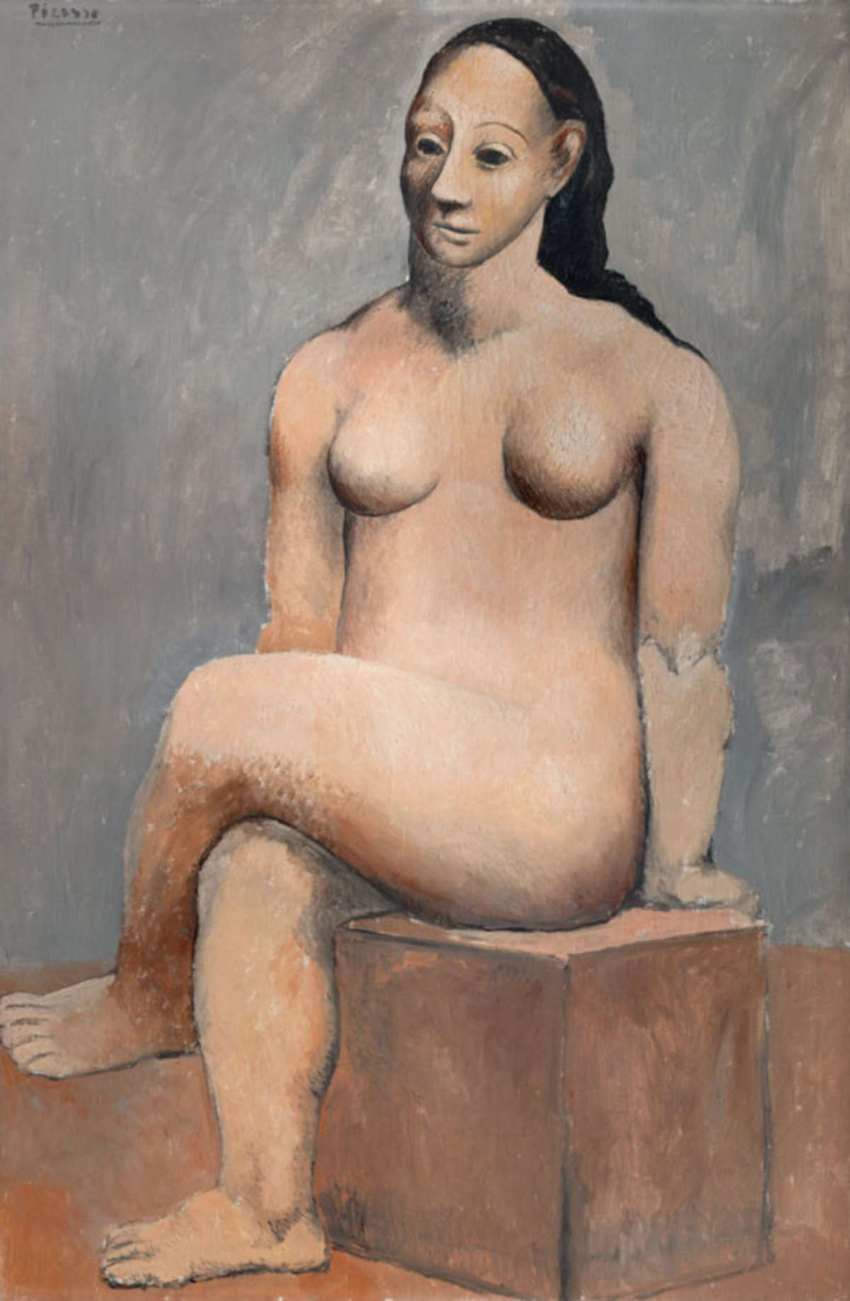 Pablo Picasso, Seated Nude (1906; oil on canvas, 151 x 100 cm; Prague, Národní Galerie) Pablo Picasso, Seated Nude (1906; oil on canvas, 151 x 100 cm; Prague, Národní Galerie)