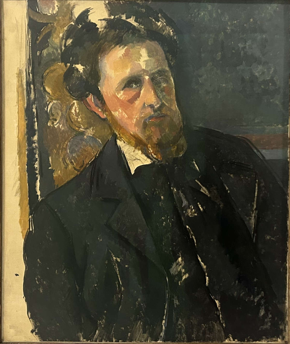 Paul Cézanne, Portrait of Joachim Gasquet (1896-1897; oil on canvas, 65.5 x 54.5 cm; Prague, Národní Galerie) Paul Cézanne, Portrait of Joachim Gasquet (1896-1897; oil on canvas, 65.5 x 54.5 cm; Prague, Národní Galerie)