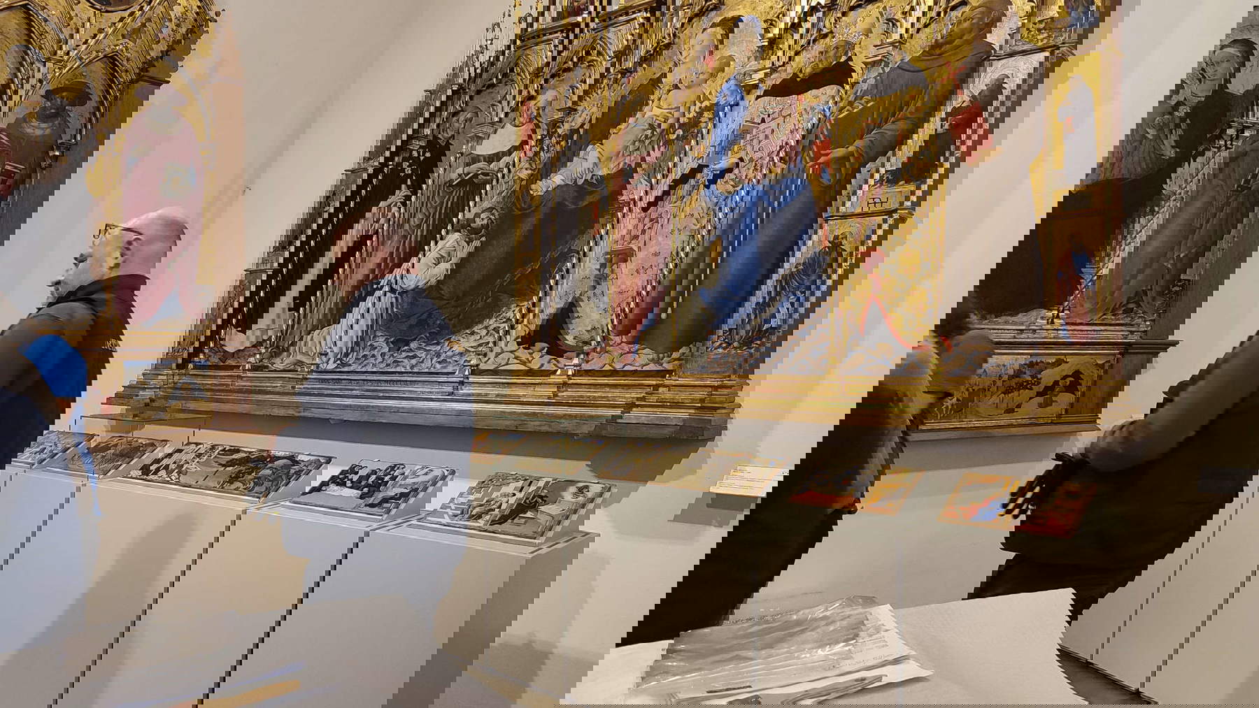 Preparations for the reassembly of the Gesuati Polyptych at the Pinacoteca Nazionale di Siena