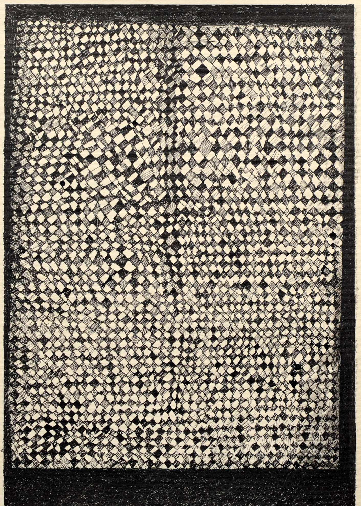 Giulio Candussio, Superficie pulsante (2016; inchiostro su carta, 30 x 45 cm) Giulio Candussio, Superficie pulsante (2016; inchiostro su carta, 30 x 45 cm)