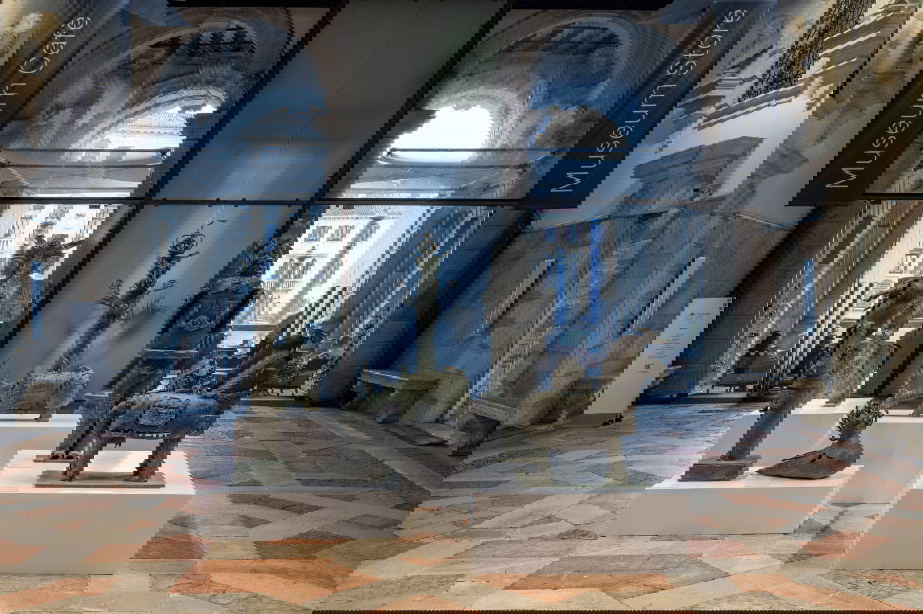 Arrangements for the Roberto Matta 1911-2002 exhibition. Photo: Irene Fanizza