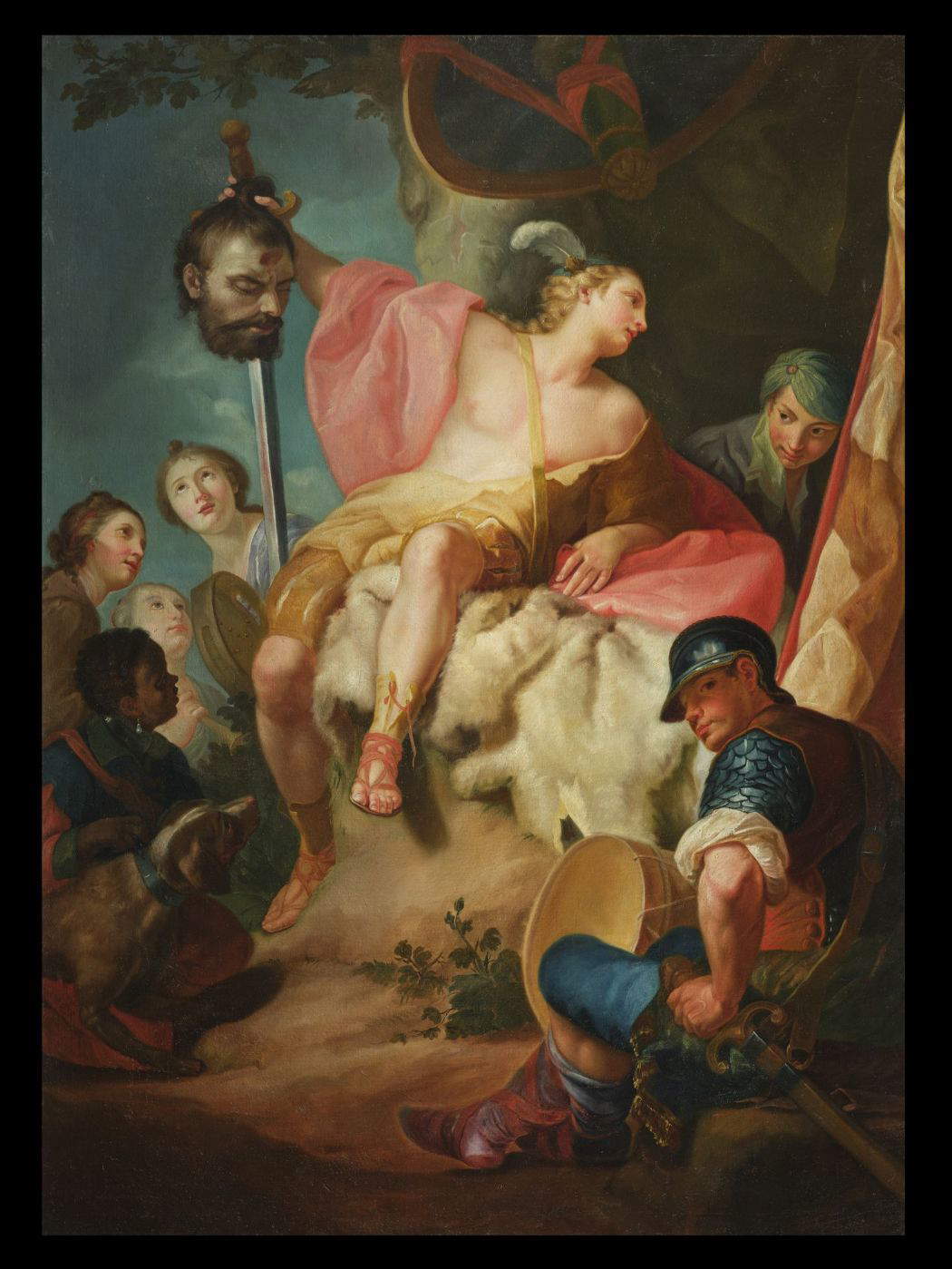 Pietro Antonio Rotari, Trionfo di Davide (olio su tela, 225 x 161 cm)