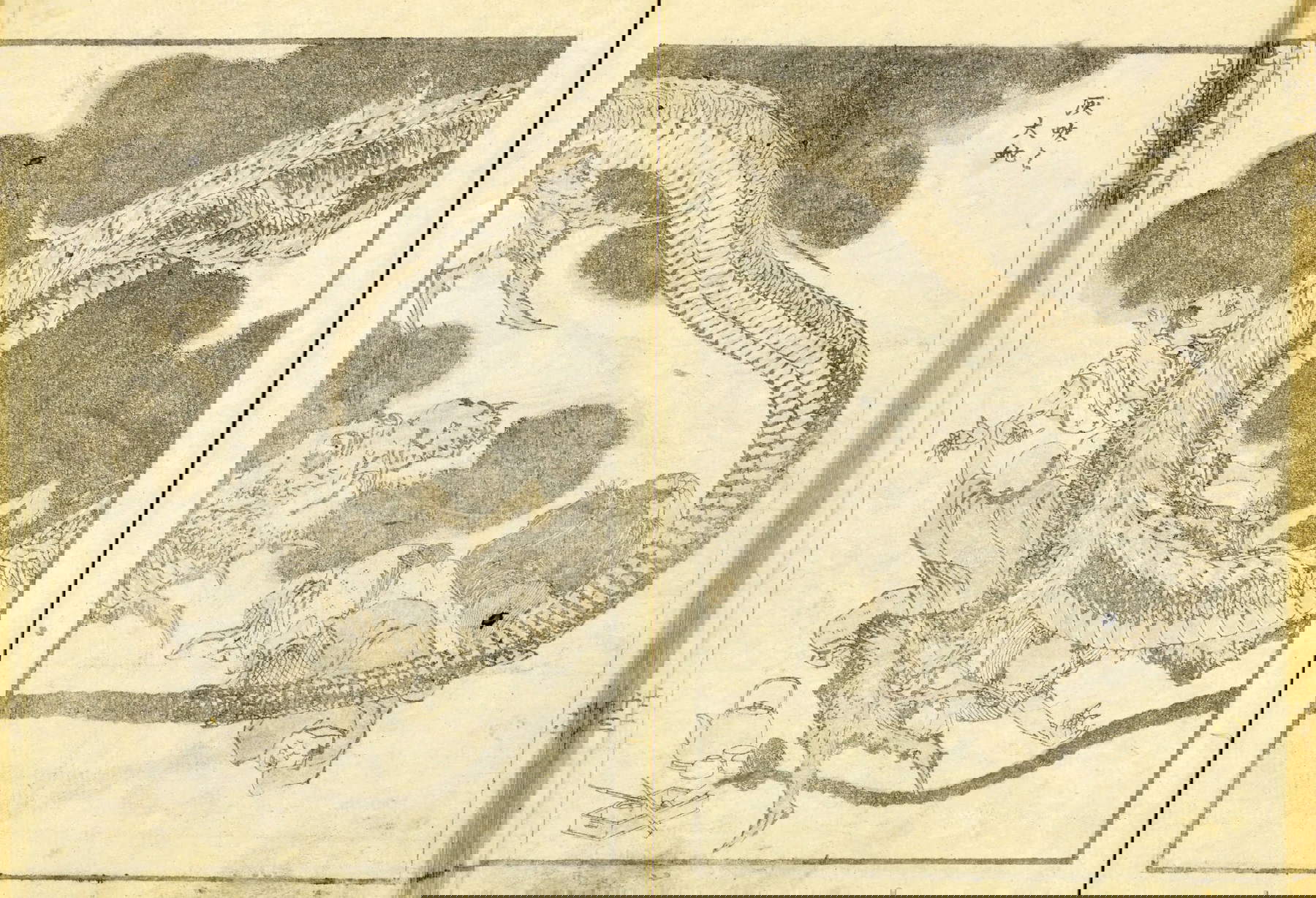 Hokusai sketches (Hokusai manga) (1818-1819, album; monochrome woodcut; Genoa, Museo d'Arte Orientale Edoardo Chiossone) ©Museo d'Arte Orientale Edoardo Chiossone Genoa Hokusai sketches (Hokusai manga) (1818-1819, album; monochrome woodcut; Genoa, Museo d'Arte Orientale Edoardo Chiossone) ©Museo d'Arte Orientale Edoardo Chiossone Genoa