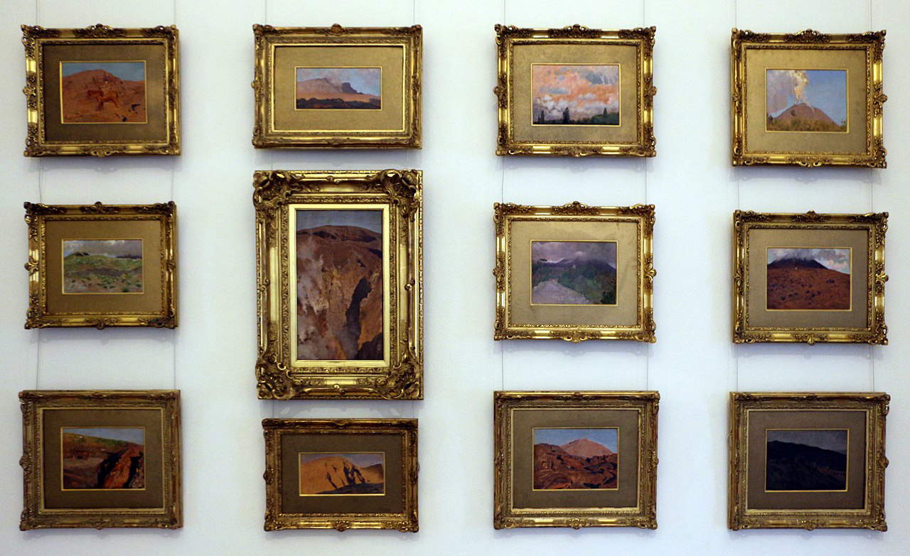 Tables du Vésuve de De Nittis (Milan, Galleria d'Arte Moderna). Photo : Francesco Bini