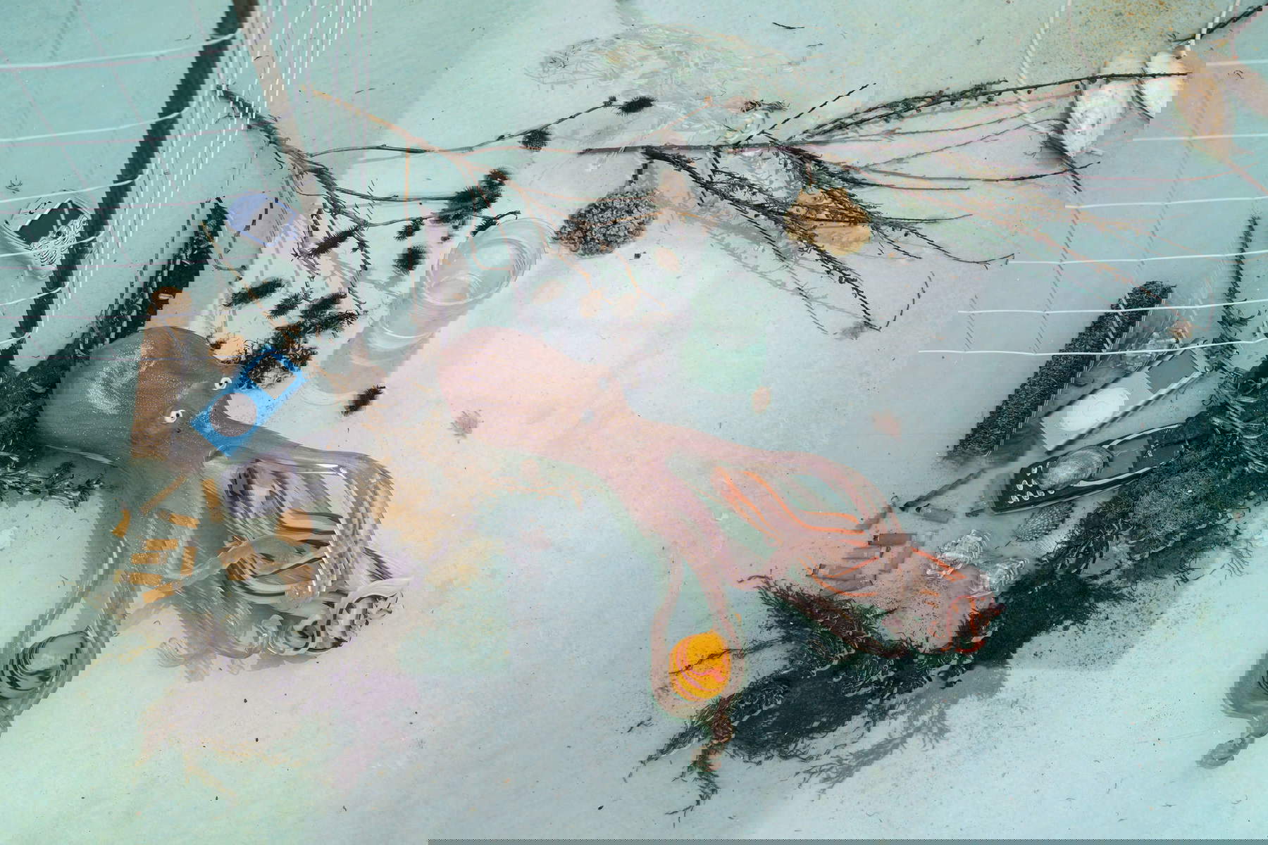 Laure Prouvost, Deep Blue Surrounding You (2019; Installation, verschiedene Materialien). Französischer Pavillon, Biennale von Venedig 2019