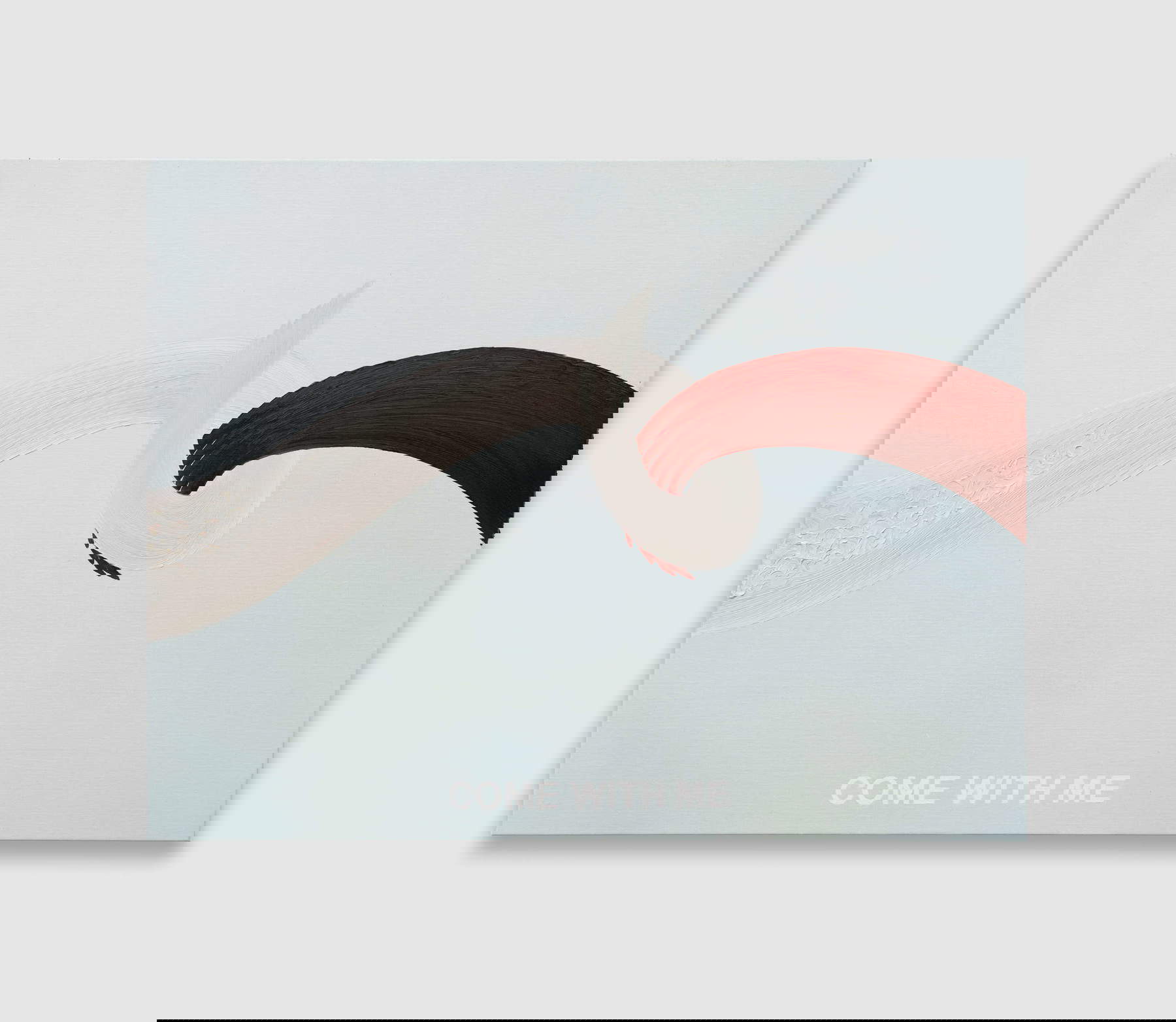 Laure Prouvost, Der Oktopuskörper - Komm mit mir (2024; Öl auf Leinwand, 70 x 90 cm)