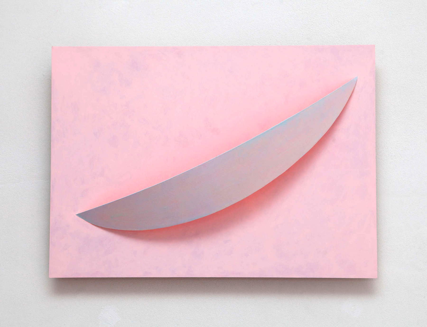 Gabriele Landi, Wound (2022 ; émulsion vinylique sur bois et mdf, 50 x 70 x 8 cm) Gabriele Landi, Wound (2022 ; émulsion vinylique sur bois et mdf, 50 x 70 x 8 cm)