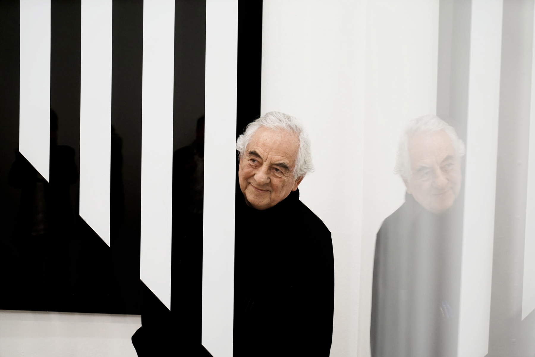 Daniel Buren. Photo: Lorenzo Fiaschi