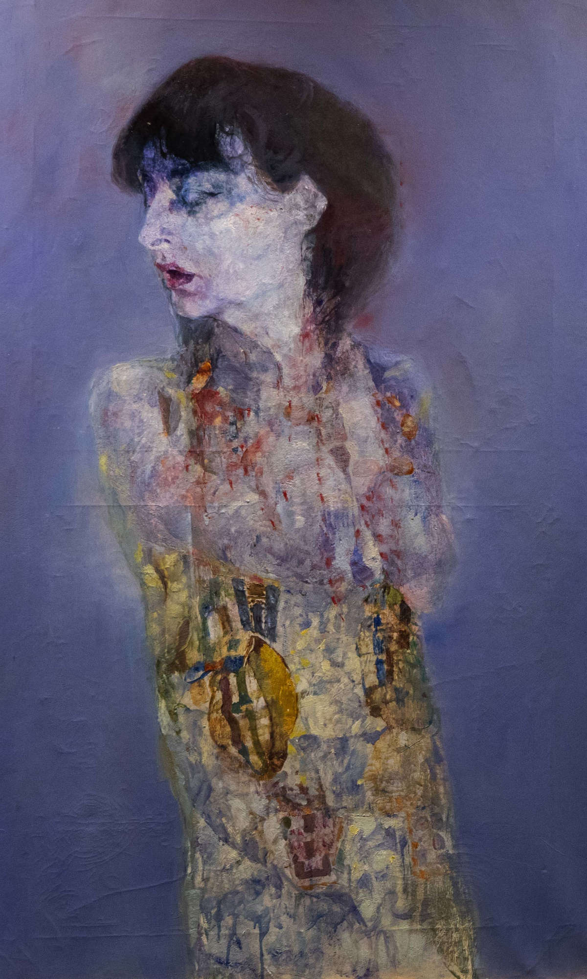Renzo Vespignani, Retrato de Titina Maselli (1967; óleo sobre lienzo, 194 x 130 cm; Roma, Colección particular) Renzo Vespignani, Retrato de Titina Maselli (1967; óleo sobre lienzo, 194 x 130 cm; Roma, Colección particular)