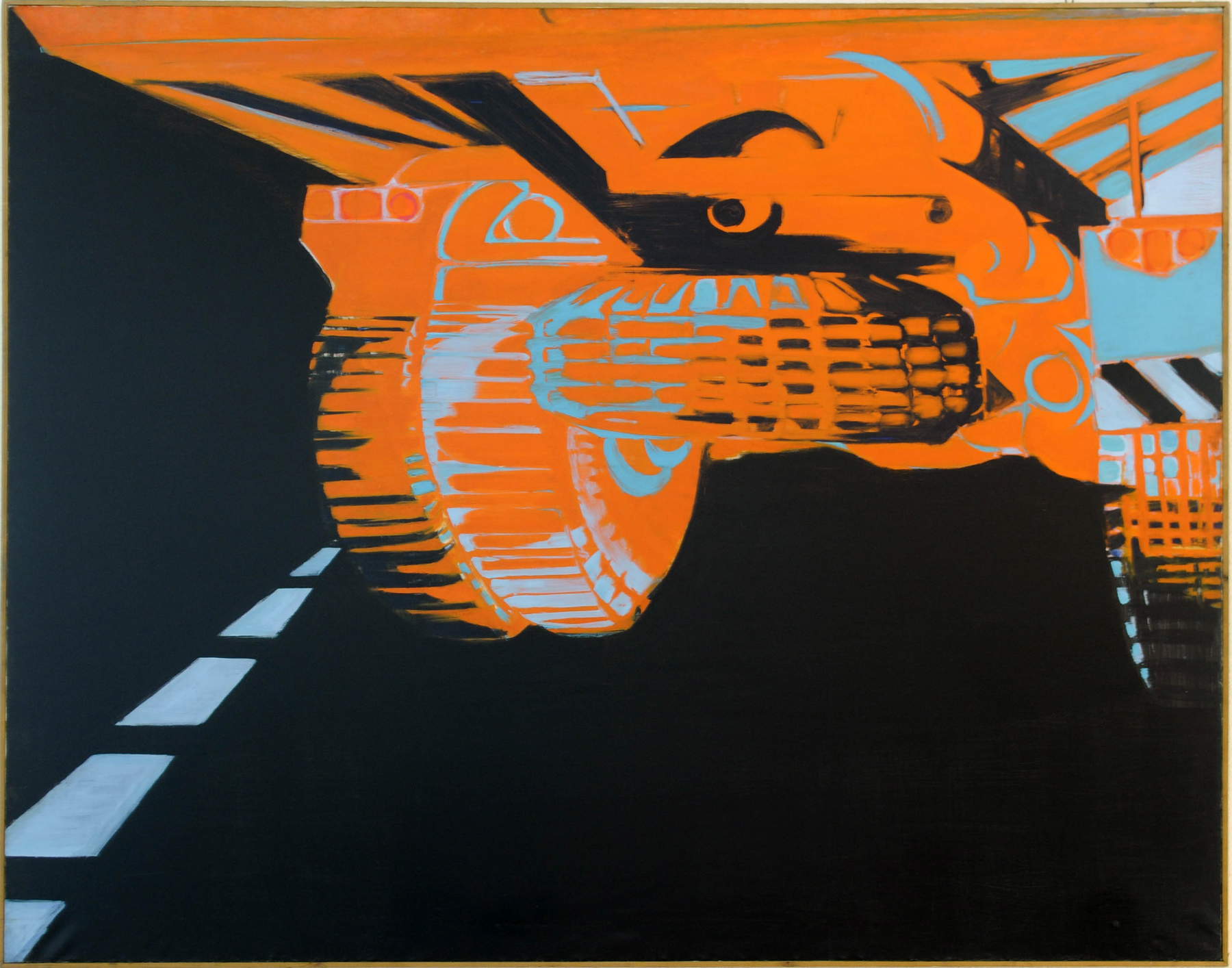 Titina Maselli, Camión (anterior a 1965; óleo sobre lienzo, 202,2 x 253 cm; Roma, Sovrintendenza Capitolina ai Beni Culturali) Titina Maselli, Camión (anterior a 1965; óleo sobre lienzo, 202,2 x 253 cm; Roma, Sovrintendenza Capitolina ai Beni Culturali)