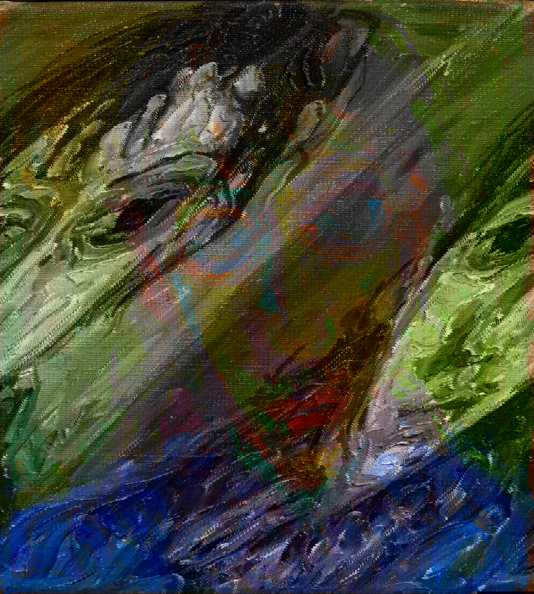 Toti Scialoja, Cabeza de Titina (1944; óleo sobre lienzo, 29,5 x 26,5 cm; Roma, Fondazione Toti Scialoja) Toti Scialoja, Cabeza de Titina (1944; óleo sobre lienzo, 29,5 x 26,5 cm; Roma, Fondazione Toti Scialoja)