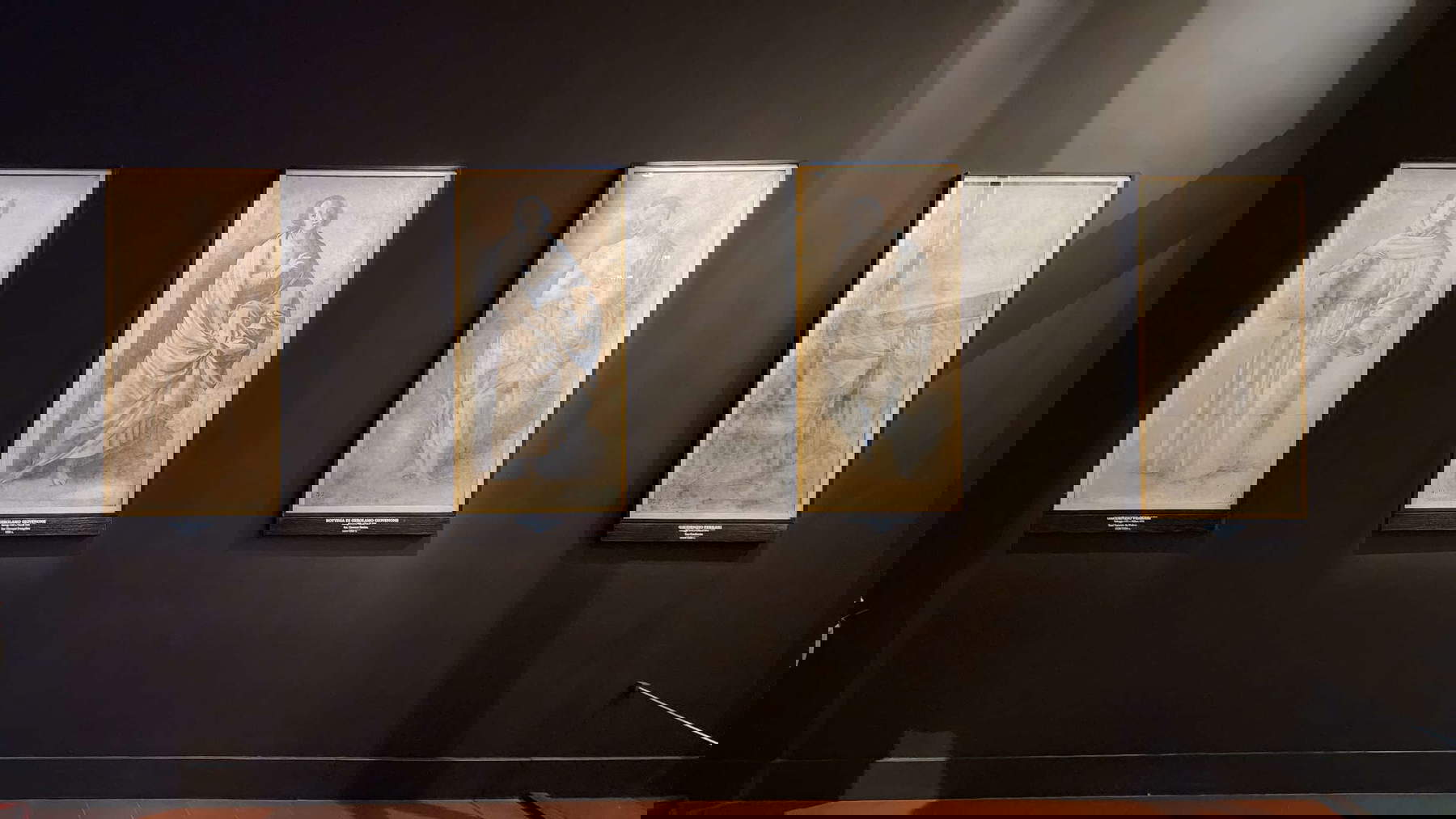 Pinacothèque Albertina de Turin, salle des caricatures de Gaudenz. Photo : Finestre Sull'Arte