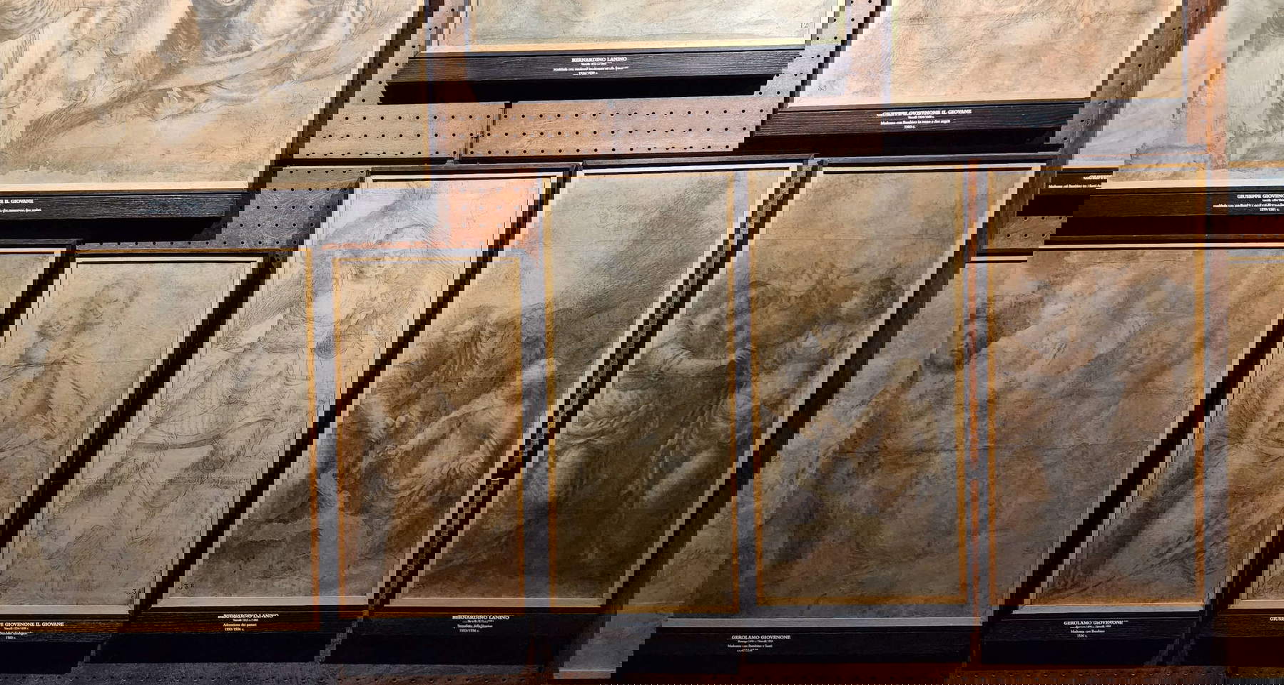 Pinacothèque Albertina de Turin, salle des caricatures de Gaudenz. Photo : Finestre Sull'Arte