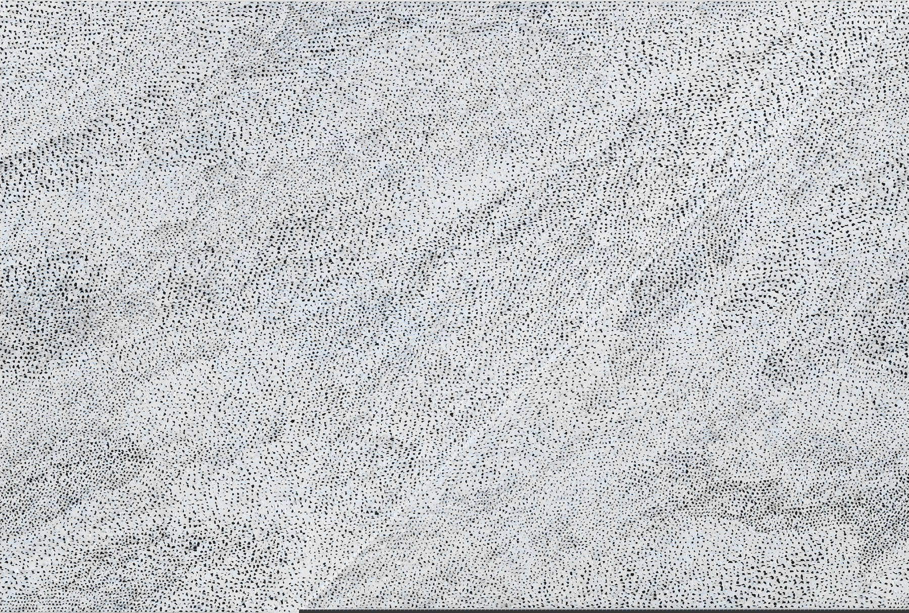 Yayoi Kusama, Redes infinitas (XSHTQ) (2017; acrílico sobre lienzo, 130,5 x 194 cm) Yayoi Kusama, Redes infinitas (XSHTQ) (2017; acrílico sobre lienzo, 130,5 x 194 cm)