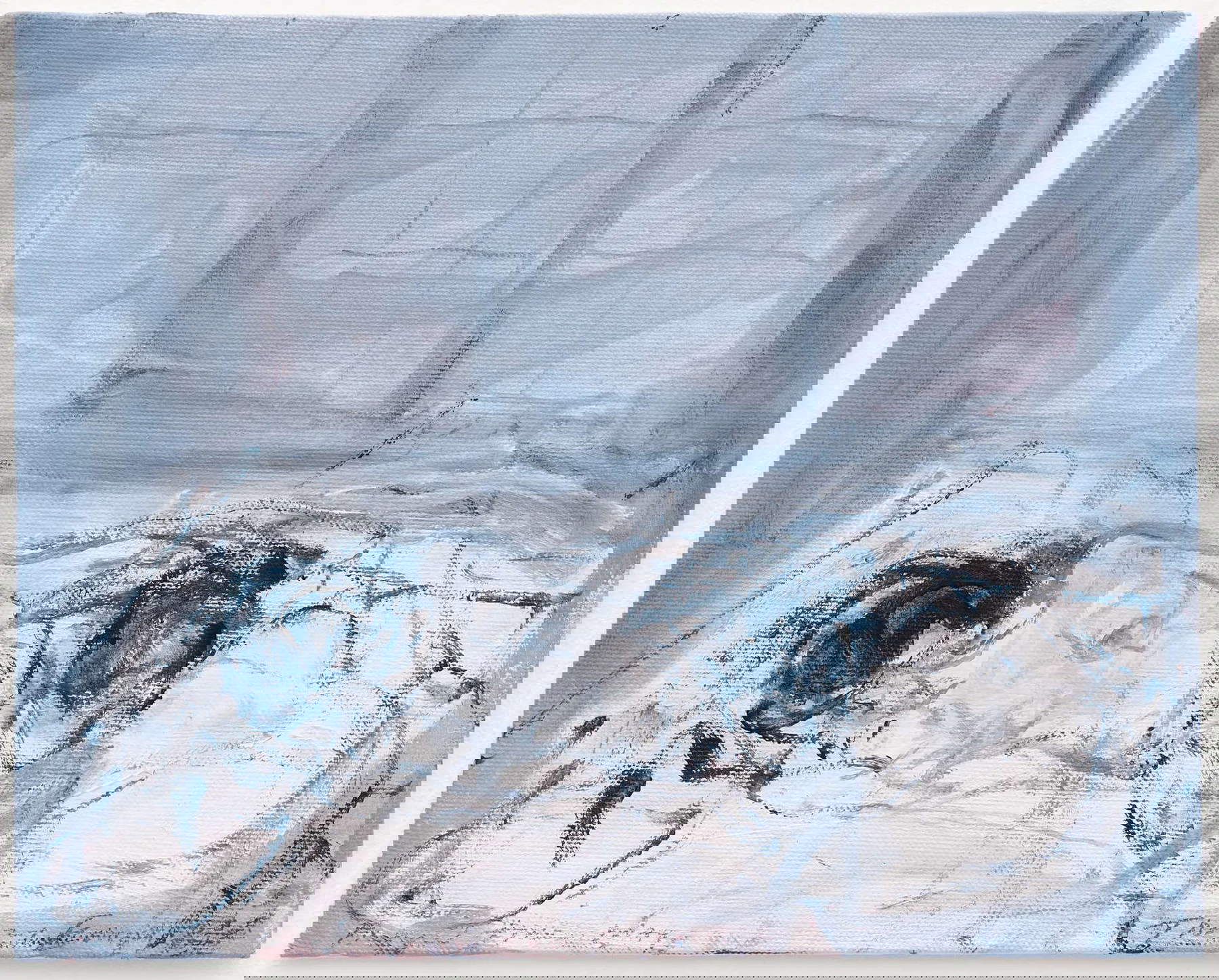 Tracey Emin, A Different Time - May 2020 (2020; Acryl auf Leinwand, 20,3 × 25,4 cm; Pullheim, Stiftung Der bewohnte Garten) Tracey Emin, A Different Time - May 2020 (2020; Acryl auf Leinwand, 20,3 × 25,4 cm; Pullheim, Stiftung Der bewohnte Garten)