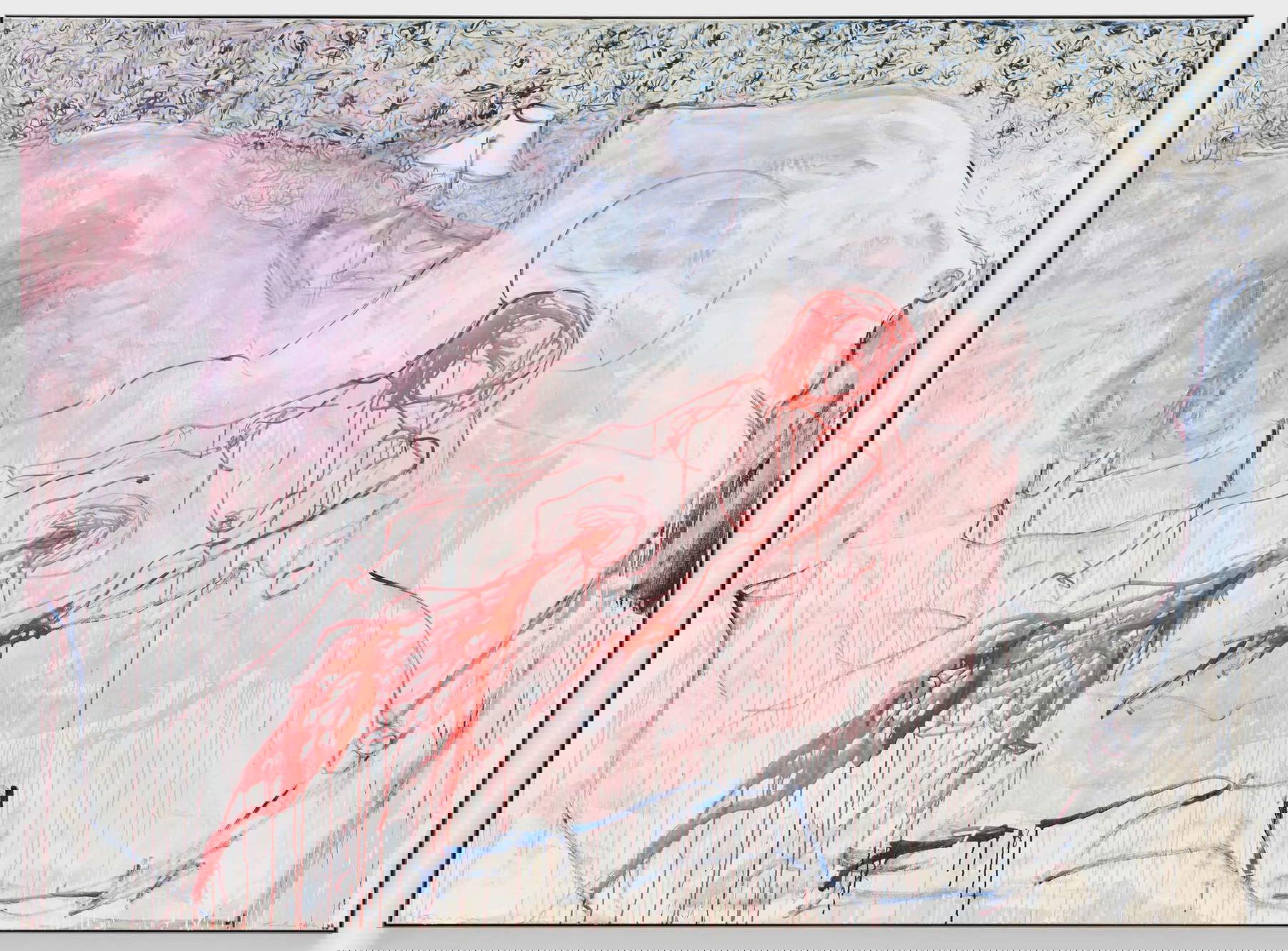 Tracey Emin, Take me to Heaven (2024; Acryl auf Leinwand, 205,4 × 279,5 cm). Mit freundlicher Genehmigung der Künstlerin und des White Cube Tracey Emin, Take me to Heaven (2024; Acryl auf Leinwand, 205,4 × 279,5 cm). Mit freundlicher Genehmigung der Künstlerin und des White Cube