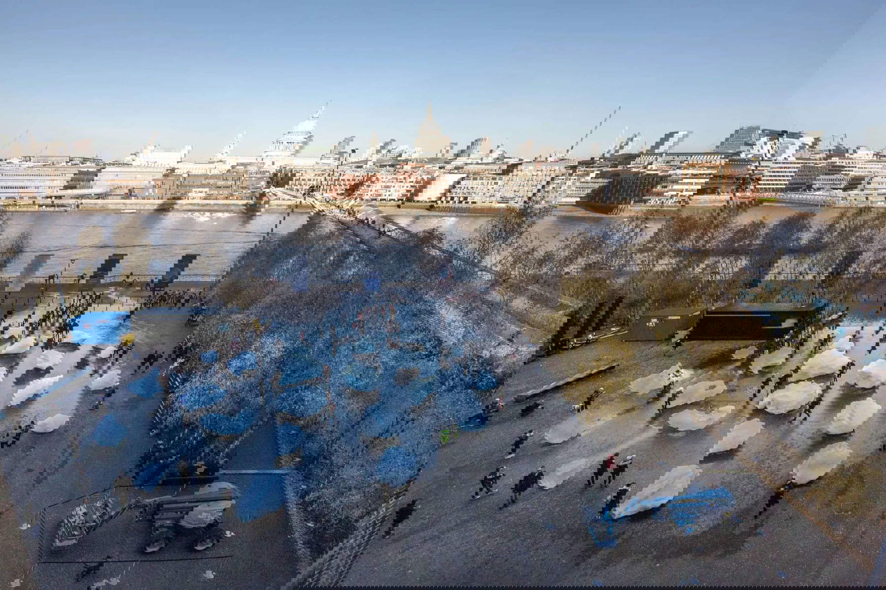 Olafur Eliasson's Ice Watch installation in London in 2018 Olafur Eliasson's Ice Watch installation in London in 2018