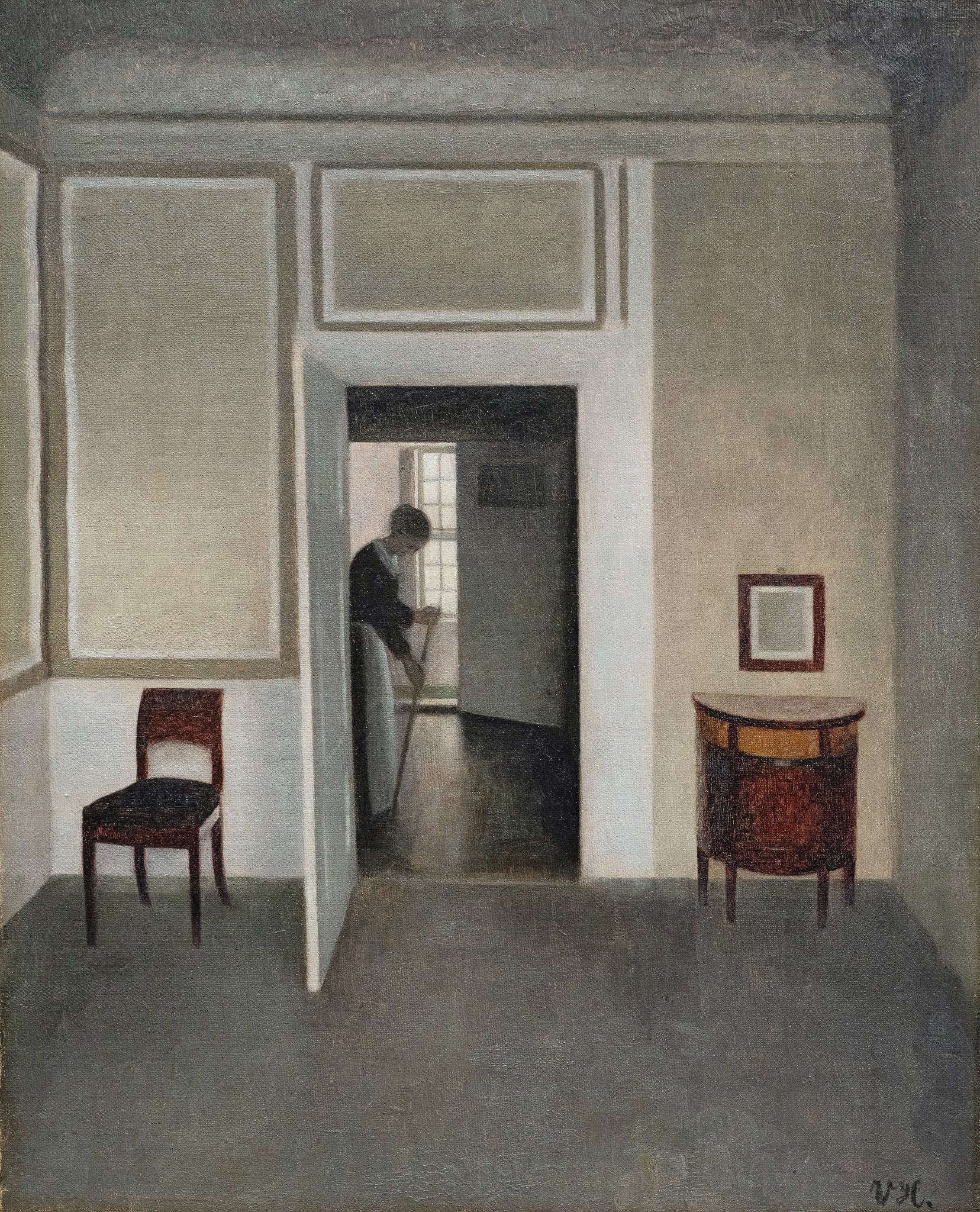 10 points for understanding the art of Vilhelm Hammershøi