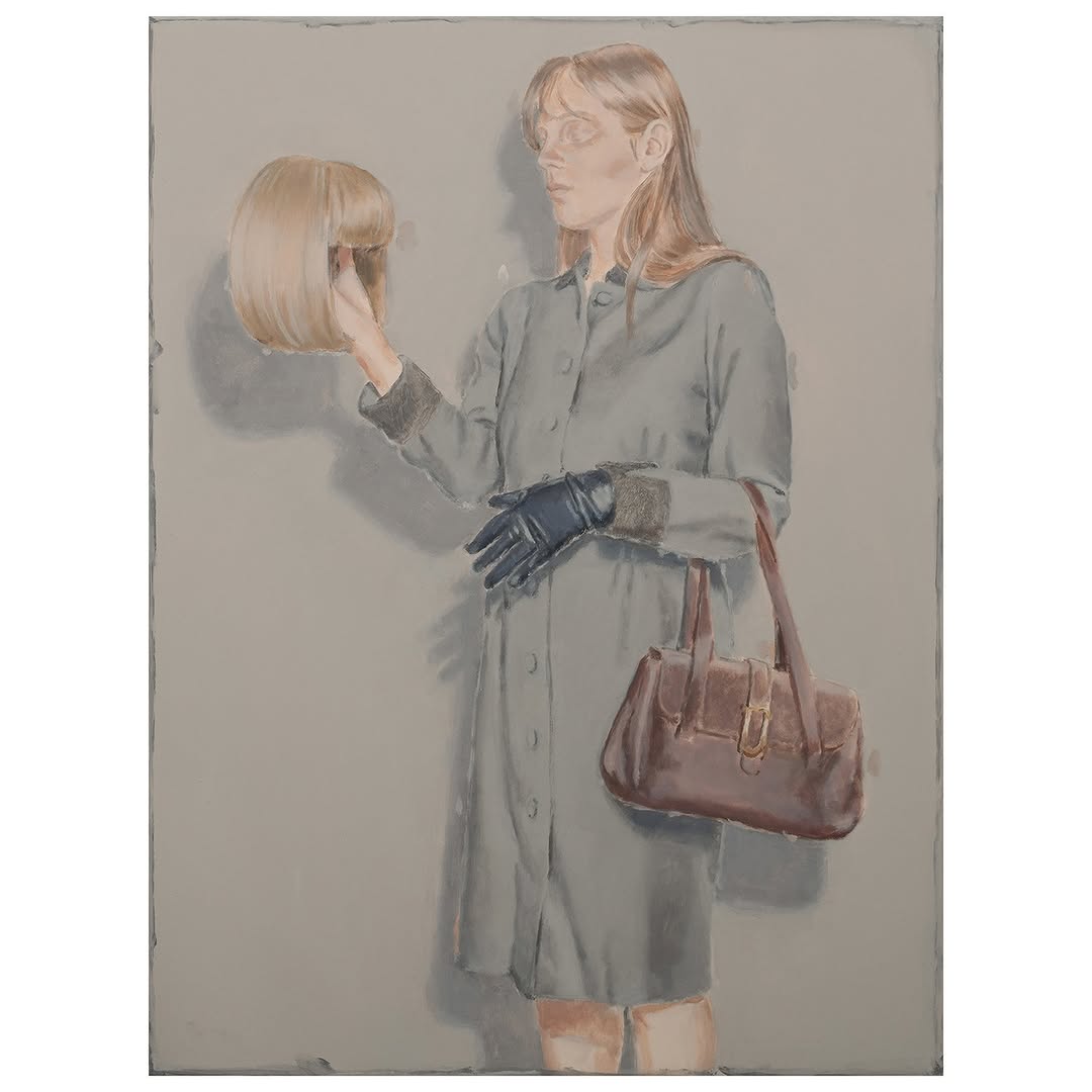 Romina Bassu, Transfert (2025; acrylic on canvas, 80 x 60 cm) Romina Bassu, Transfert (2025; acrylic on canvas, 80 x 60 cm)