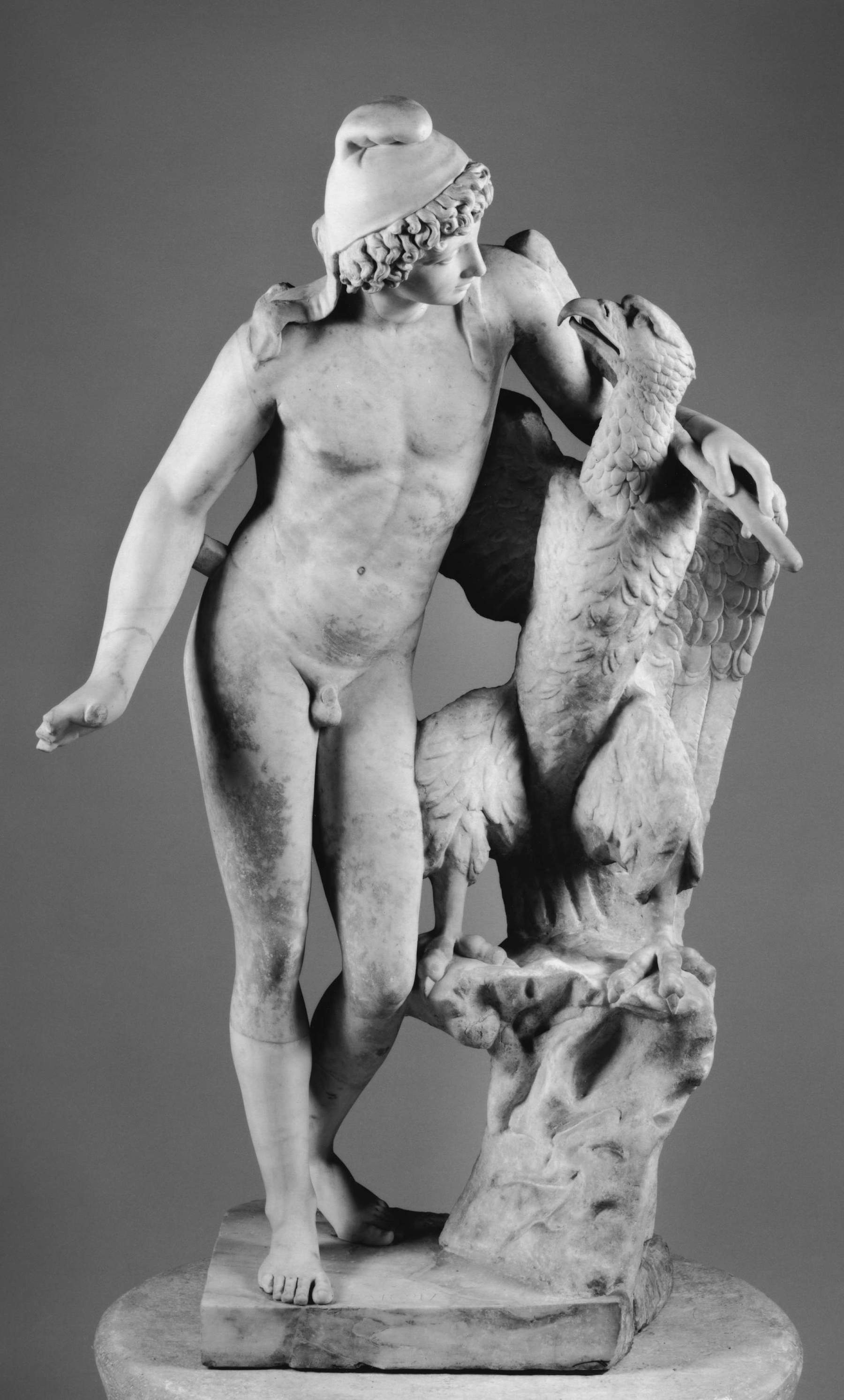 Ganímedes (siglo II d.C.; mármol, 110 x 115 x 65 cm; Nápoles, Museo Arqueológico Nacional). Por concesión del Ministerio de Cultura - Museo Arqueológico Nacional de Nápoles - foto de Luigi Spina Ganímedes (siglo II d.C.; mármol, 110 x 115 x 65 cm; Nápoles, Museo Arqueológico Nacional). Por concesión del Ministerio de Cultura - Museo Arqueológico Nacional de Nápoles - foto de Luigi Spina