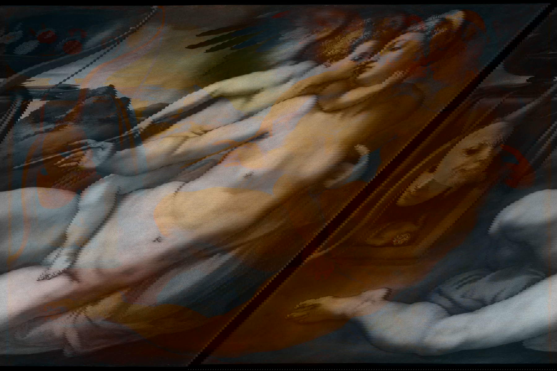 Jacopo Carucci llamado Pontormo, Venus y Cupido (1532-1533; óleo sobre tabla, 128 x 194 cm; Florencia, Galleria dell'Accademia). Por concesión del Ministerio de Cultura - Galleria dell'Accademia, Florencia Jacopo Carucci llamado Pontormo, Venus y Cupido (1532-1533; óleo sobre tabla, 128 x 194 cm; Florencia, Galleria dell'Accademia). Por concesión del Ministerio de Cultura - Galleria dell'Accademia, Florencia