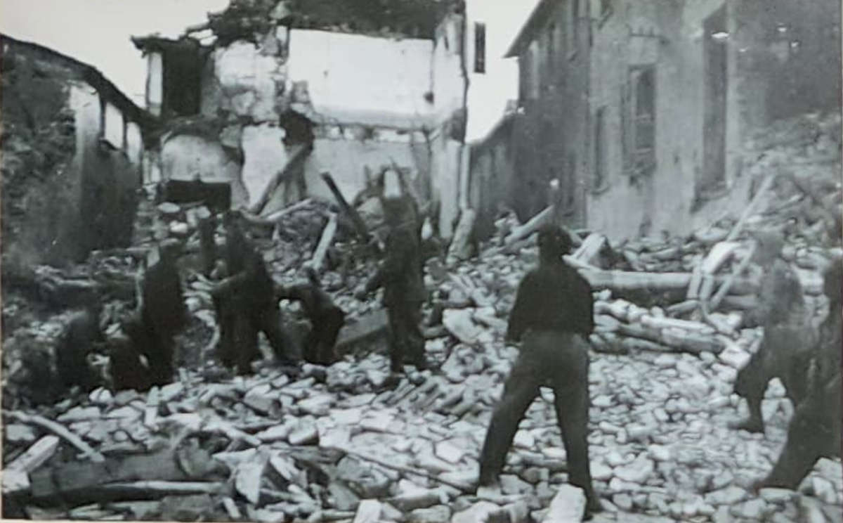 Bombardeo de Urbania el 23 de enero de 1944