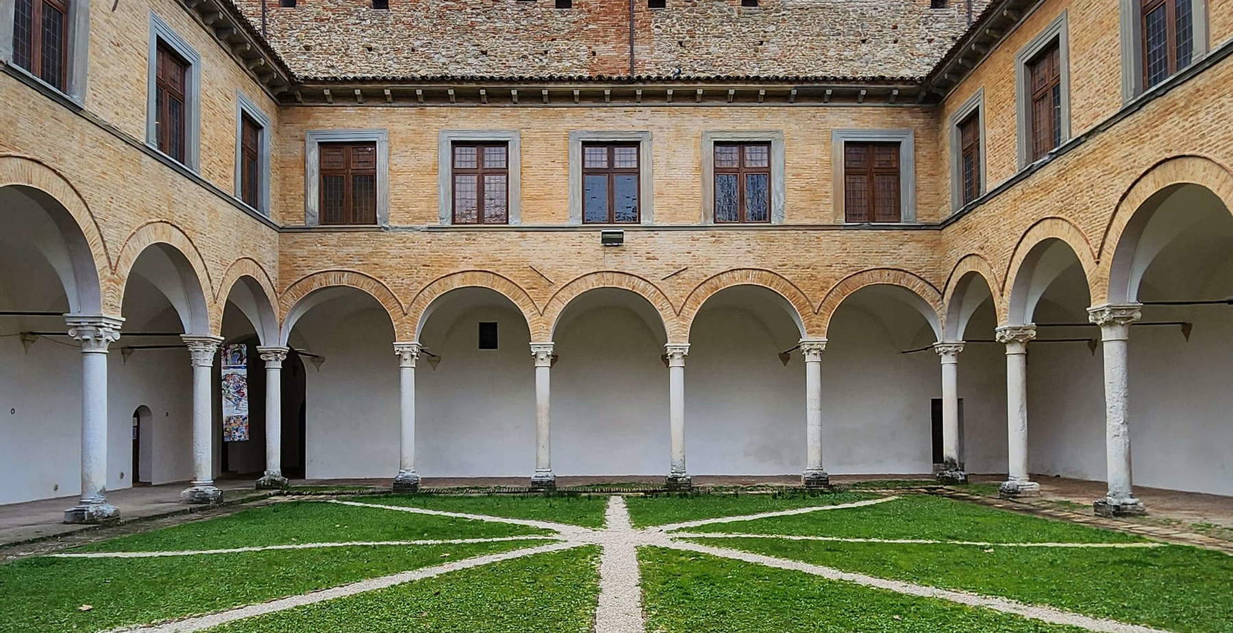 The traumas of Urbania and its Ducal Palace.