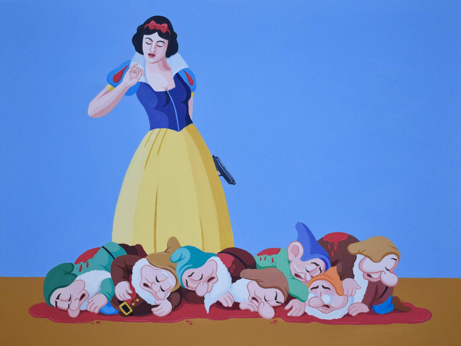 Giuseppe Veneziano, The Massacre of the Innocents (2012; acrylic on canvas, 70 x 100 cm) Giuseppe Veneziano, The Massacre of the Innocents (2012; acrylic on canvas, 70 x 100 cm)