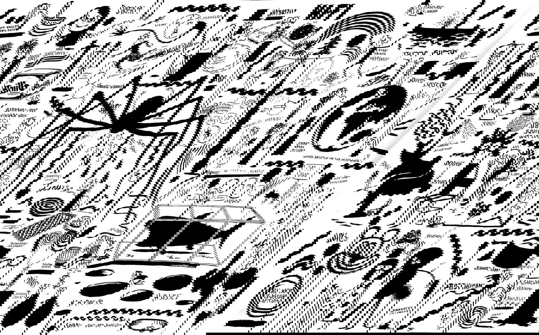 Fausto Gilberti, All art is decor-action (2022; 107x175 cm) Fausto Gilberti, All art is decor-action (2022; 107x175 cm)