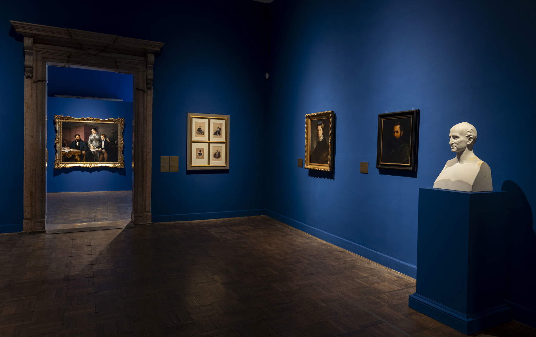 Nineteenth-century Venetian portrait exhibition at Ca' Pesaro. Photo: Matteo De Fina Nineteenth-century Venetian portrait exhibition at Ca' Pesaro. Photo: Matteo De Fina