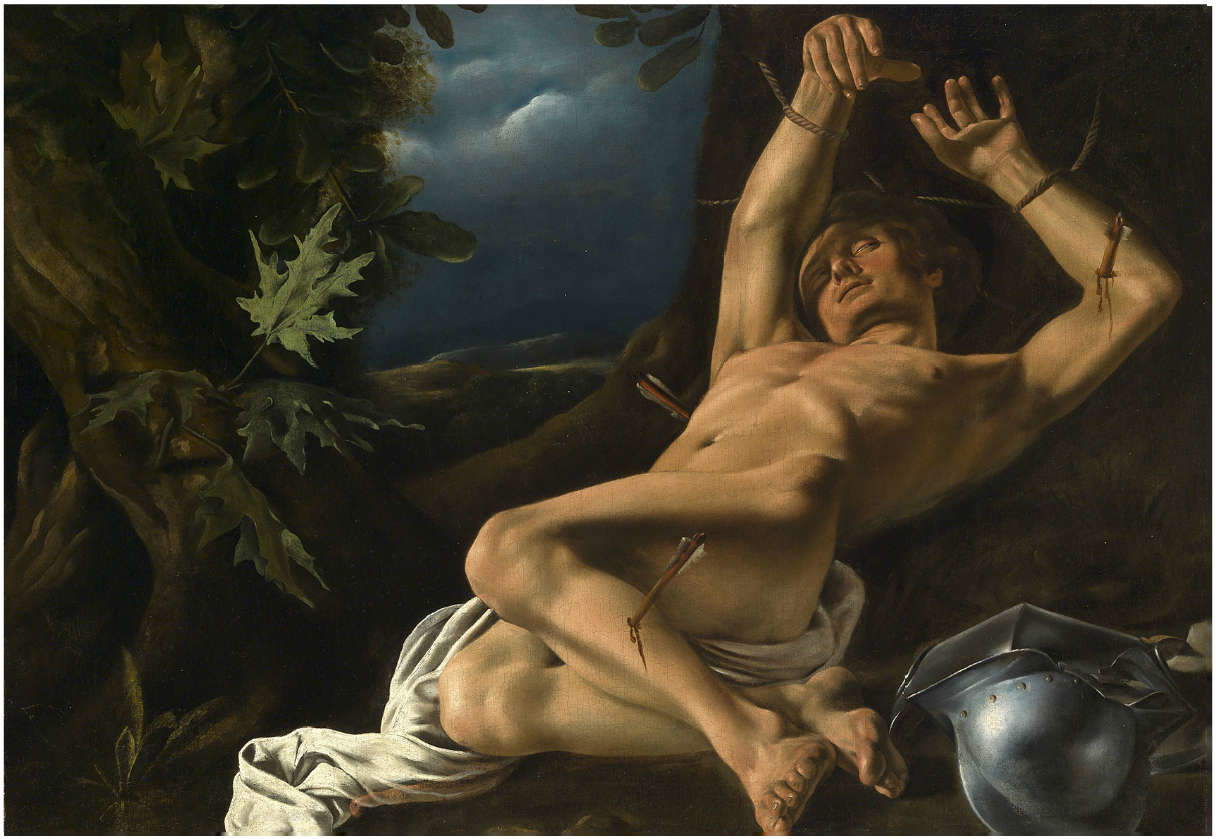 Louis Finson, St. Sebastian (oil on canvas, 133 x 91.5 cm; At Whitfield Fine Art)
