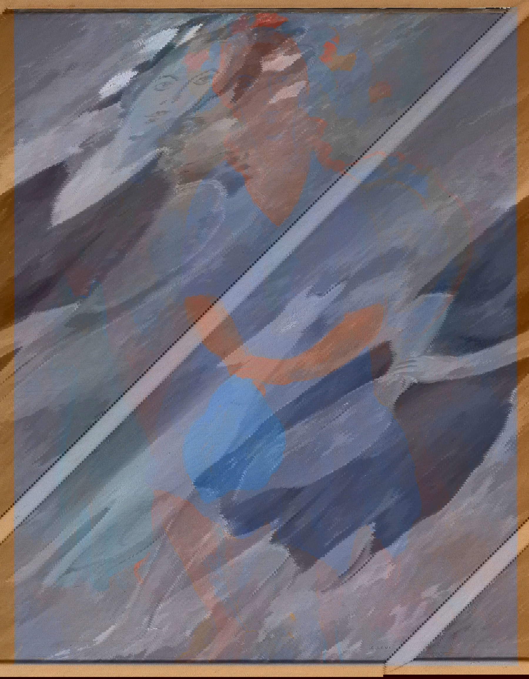 Carlo Levi, Frau mit kleinem Hund (um 1932; Öl auf Leinwand, 90 x 79 cm; Rom, Sammlung Spallone) Carlo Levi, Frau mit kleinem Hund (um 1932; Öl auf Leinwand, 90 x 79 cm; Rom, Sammlung Spallone)