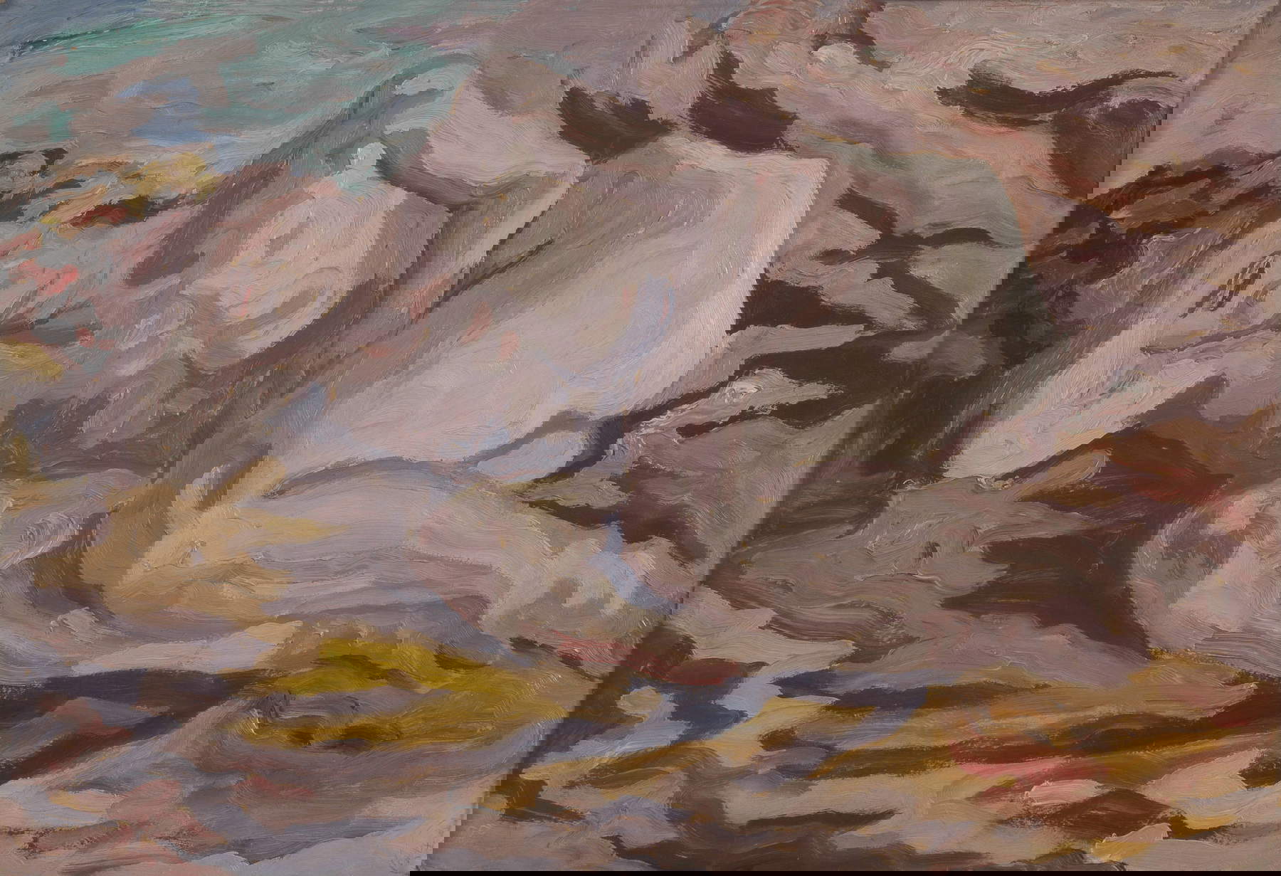 Carlo Levi, Signora Olivetti (Frauenakt), Rückseite des Porträts von Signora Olivetti (1939; Öl auf Leinwand, 84 x 103,5 cm; Rom, Sammlung Spallone) Carlo Levi, Signora Olivetti (Frauenakt), Rückseite des Porträts von Signora Olivetti (1939; Öl auf Leinwand, 84 x 103,5 cm; Rom, Sammlung Spallone)