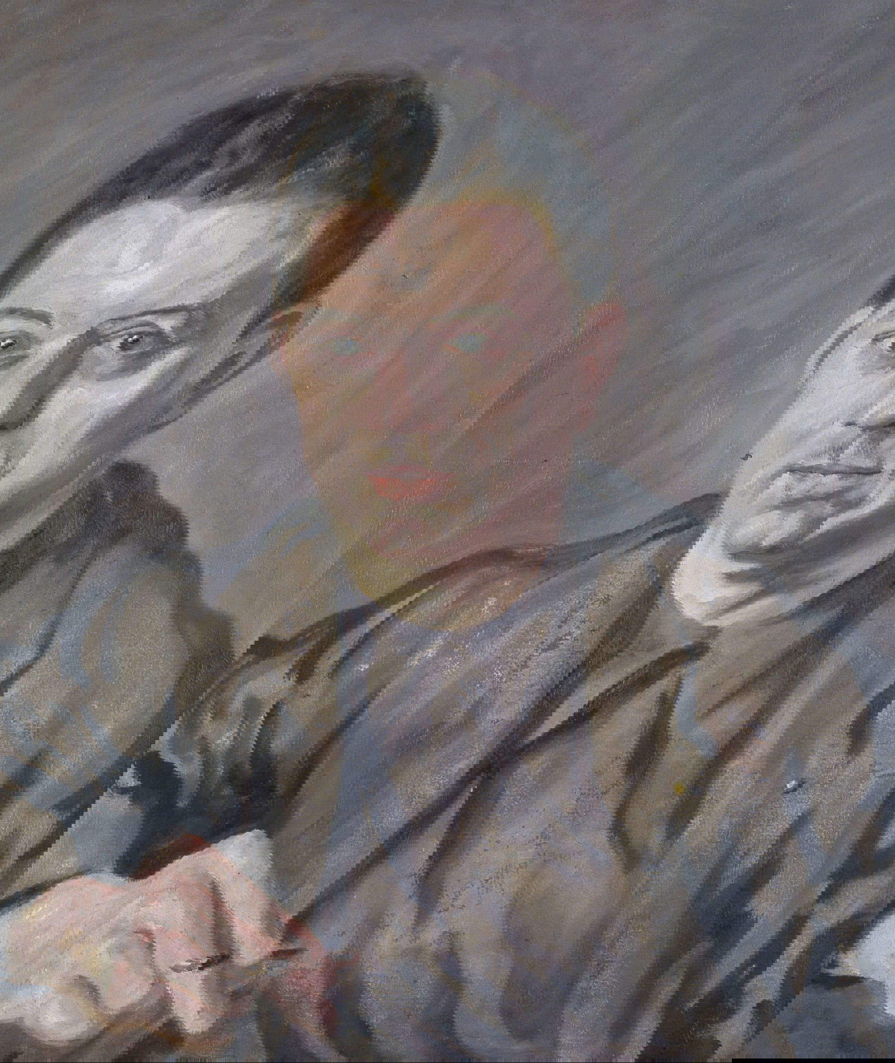 Carlo Levi, Porträt von Montale (1941; Öl auf Leinwand, 61 x 50 cm; Rom, Fondazione Carlo Levi) Carlo Levi, Porträt von Montale (1941; Öl auf Leinwand, 61 x 50 cm; Rom, Fondazione Carlo Levi)