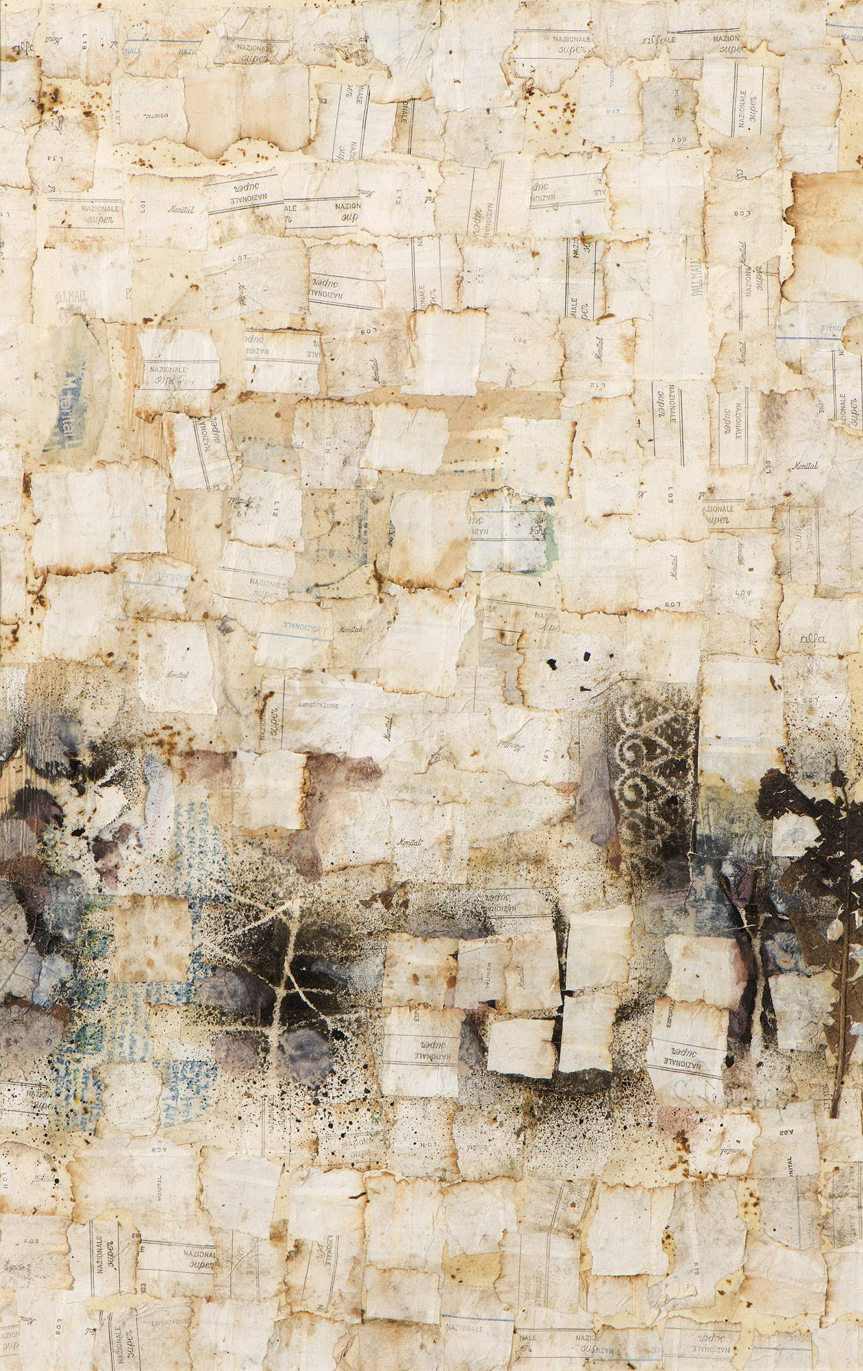 Germano Sartelli, Cartine di sigarette (1959) Germano Sartelli, Cartine di sigarette (1959)