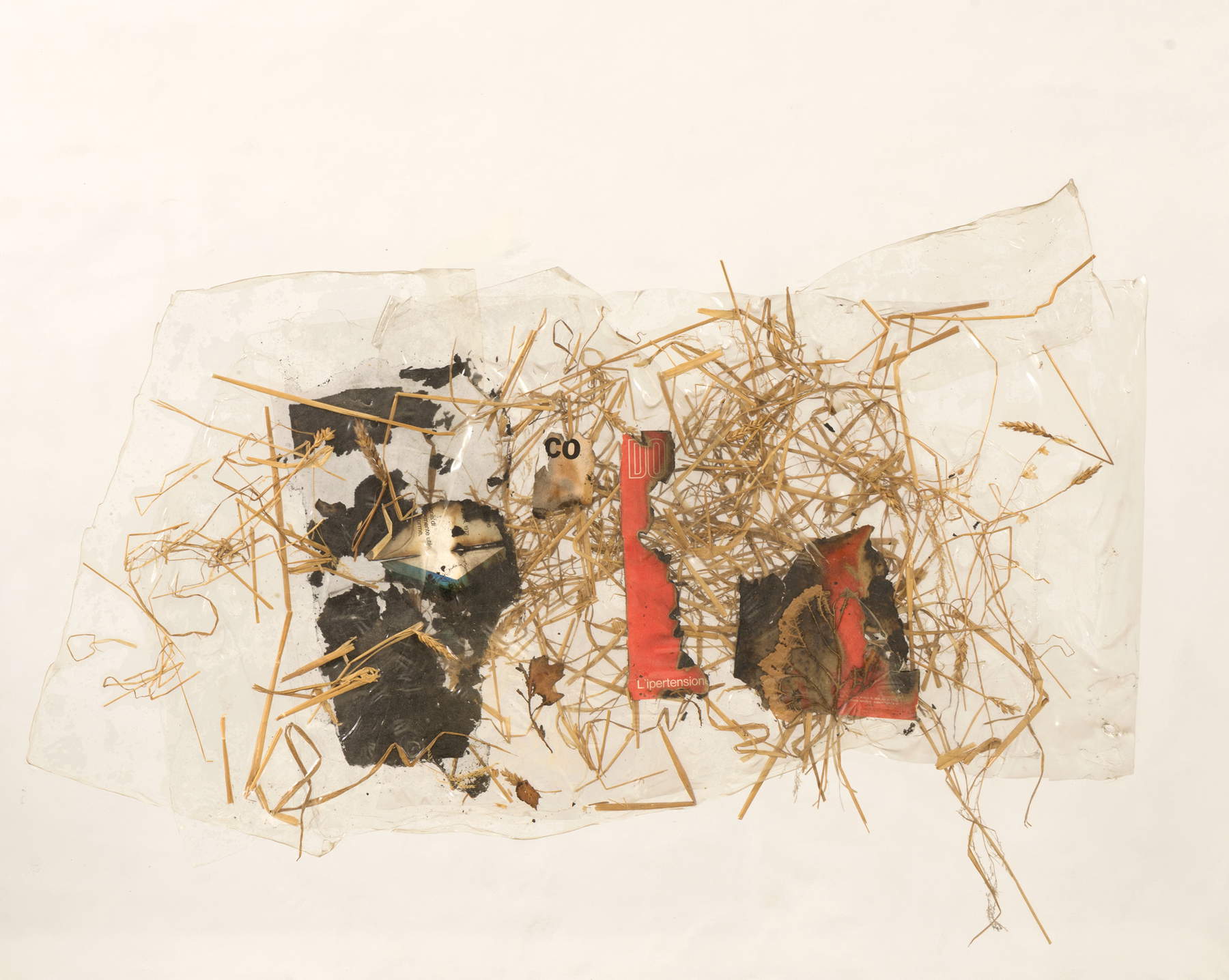 Germano Sartelli, Paglia e carta bruciata (1973) Germano Sartelli, Paglia e carta bruciata (1973)