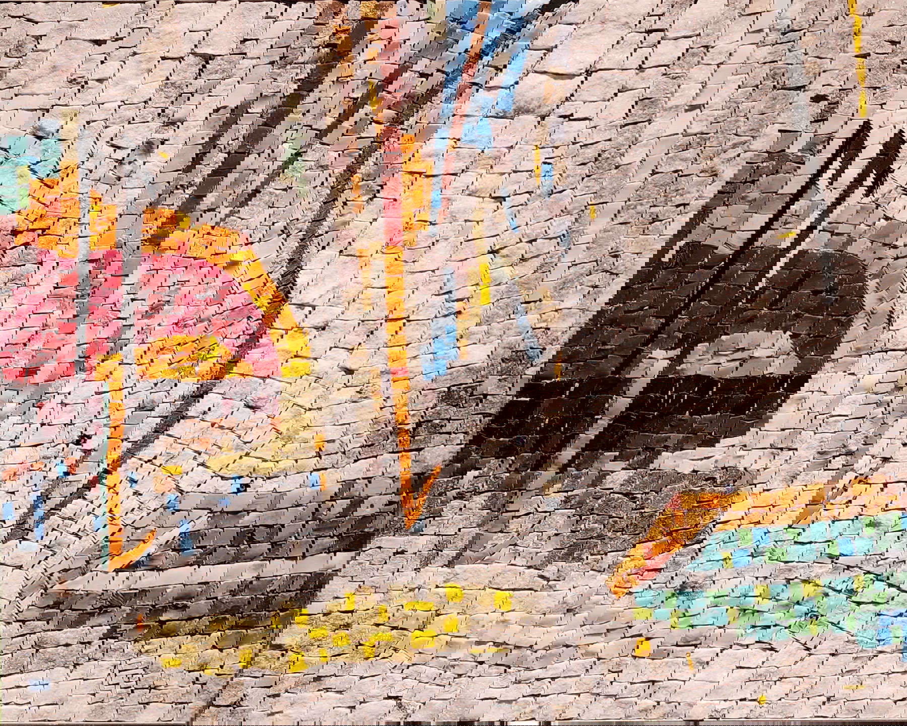 Enzo Tinarelli, Passage (2018; Marmor und Emaille, 38 x 47 cm) Enzo Tinarelli, Passage (2018; Marmor und Emaille, 38 x 47 cm)