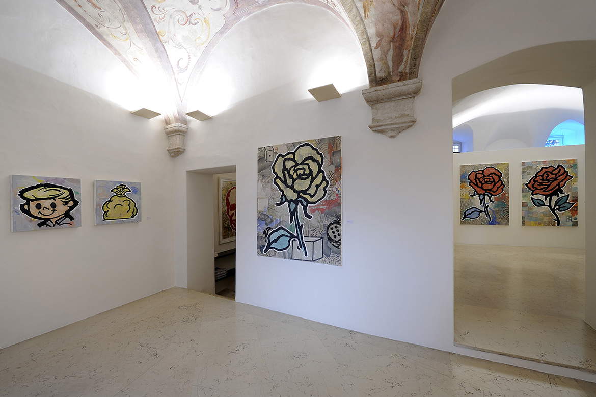 Show Girls, Girls, Girls par Donald Baechler (2011)