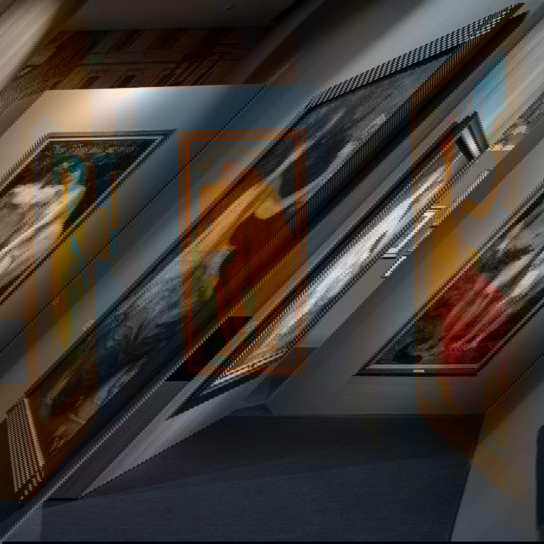 Obras de Jules van Biesbroeck en la exposición Ferine Creature