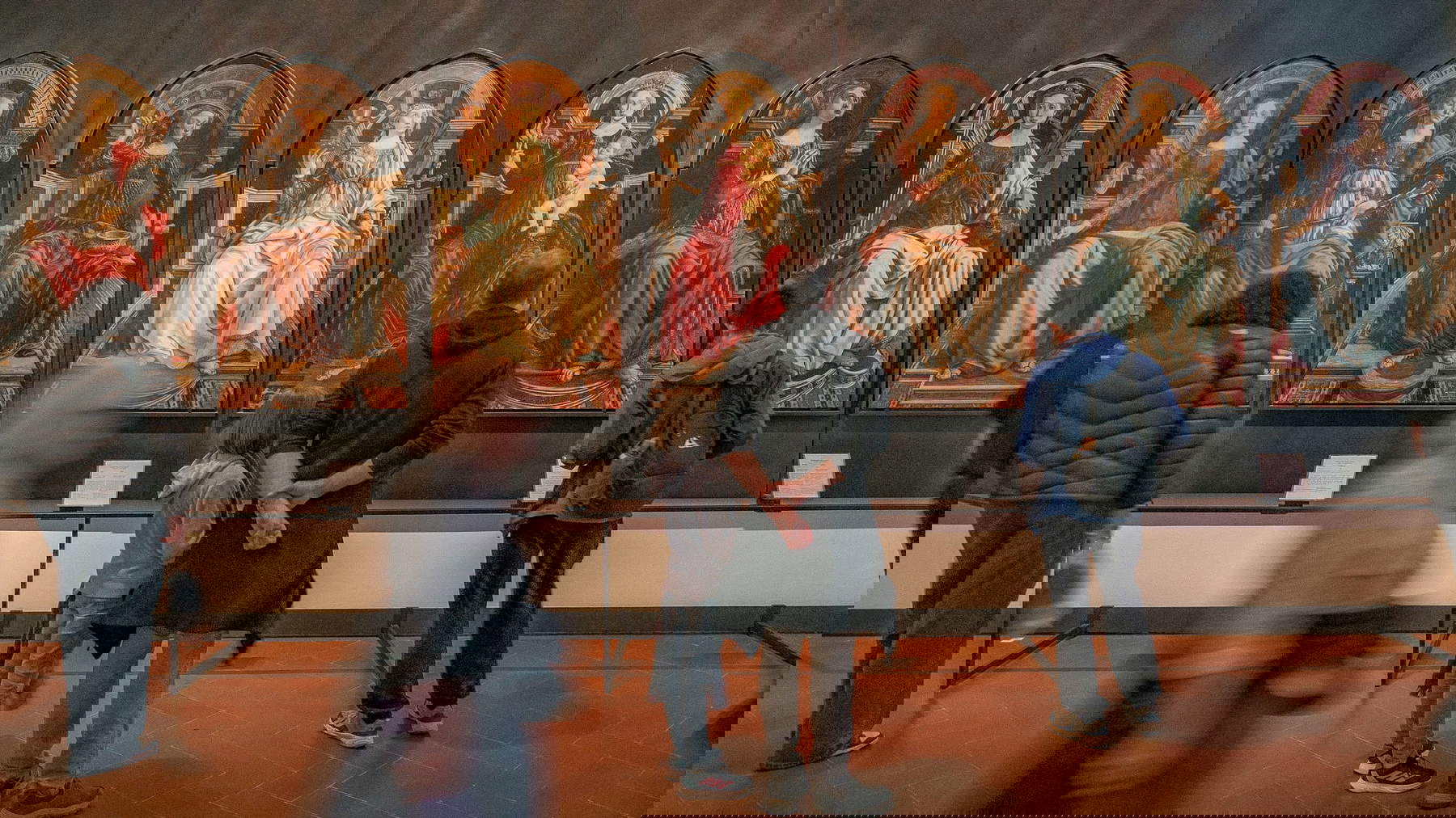 Visitors to the Uffizi. Photo: Dembe Tsogoo