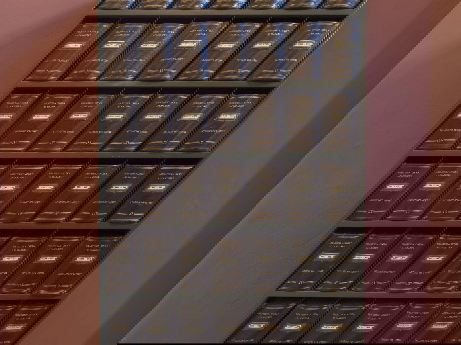 Enrico Amici, Biblioteca Civica, La Spezia (2014; stampa fine art su carta Hahnemuehle) Enrico Amici, Biblioteca Civica, La Spezia (2014; stampa fine art su carta Hahnemuehle)