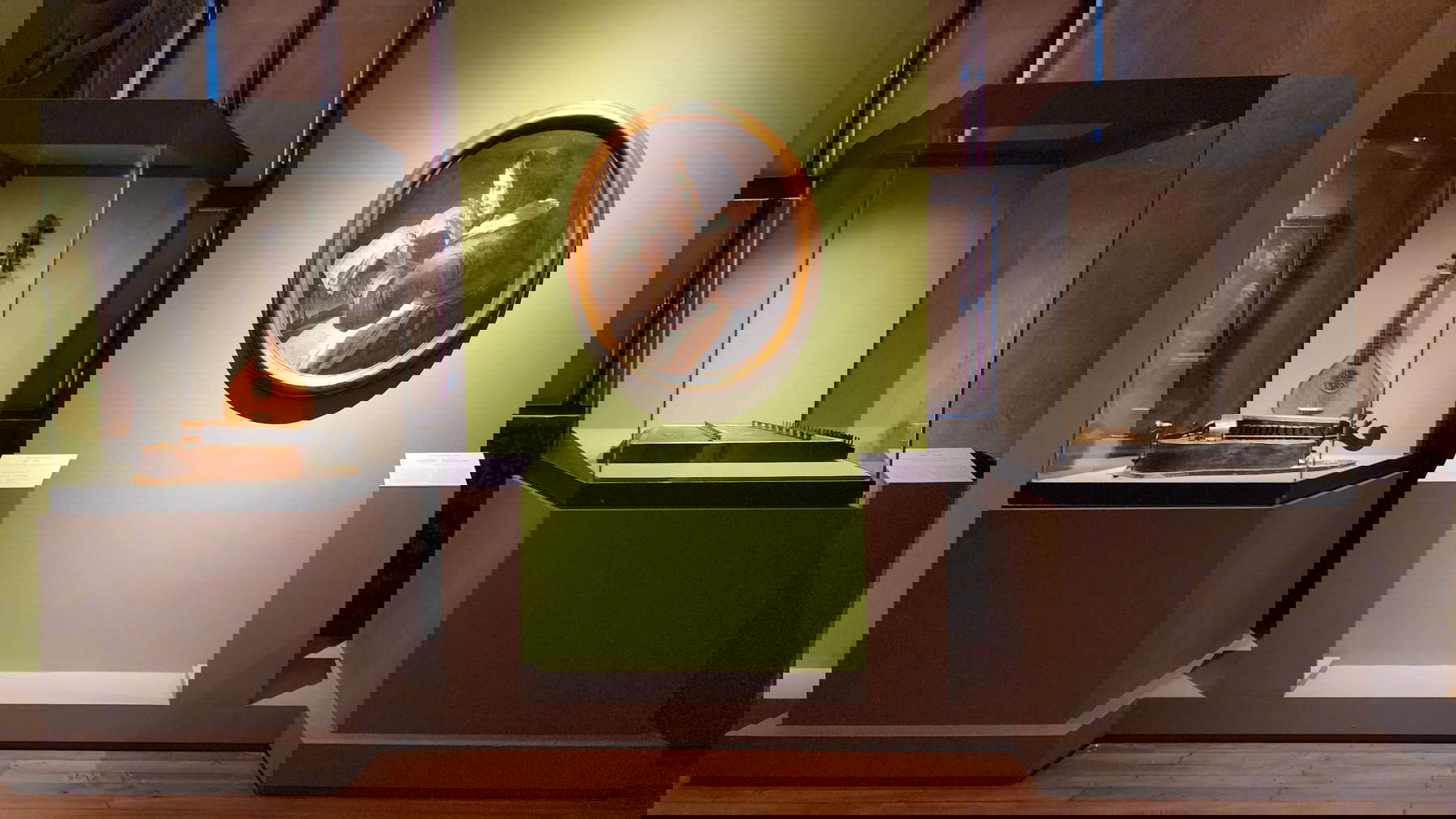 Aufbau der Ausstellung Das Theater des Alltäglichen. Giacomo Francesco Cipper