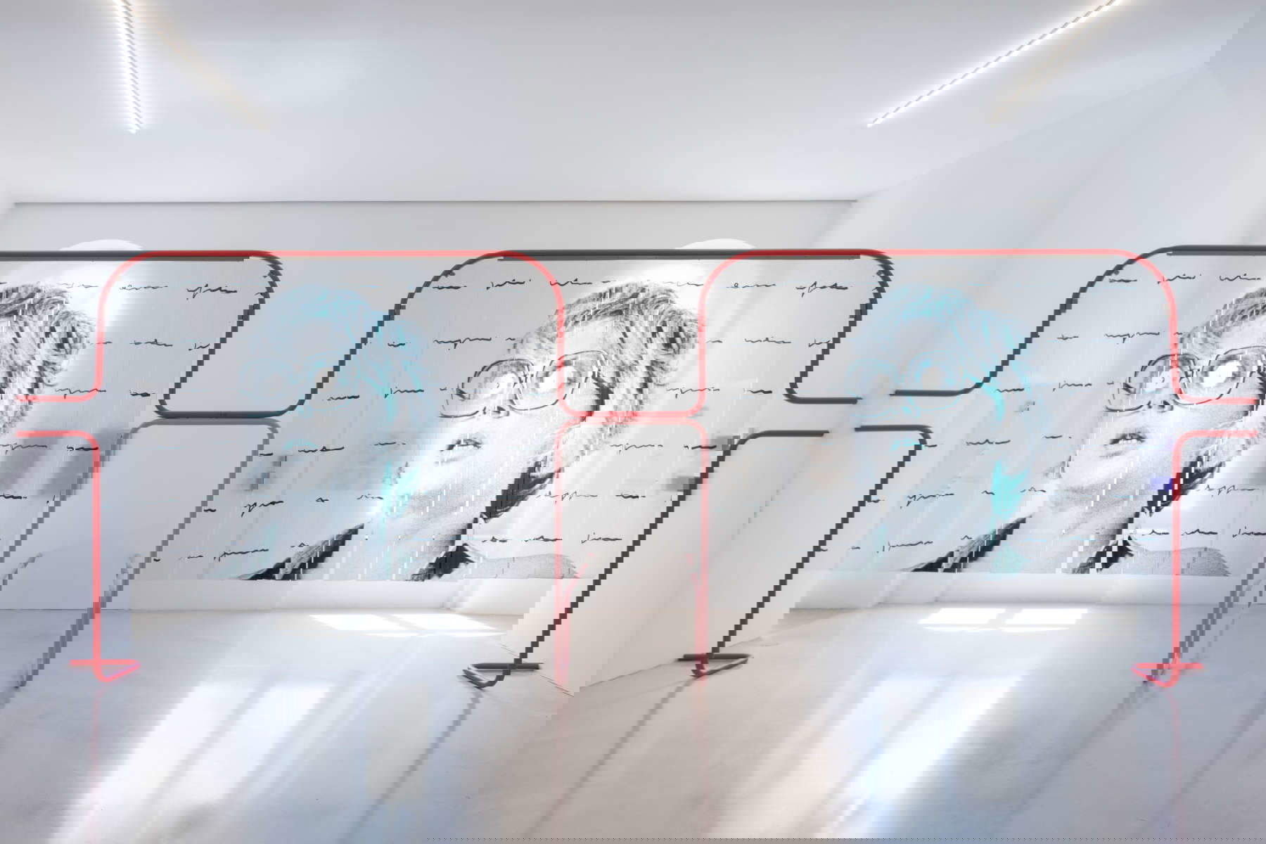 Montaje de la exposición Euphoria. Tomaso Binga. Foto: Amedeo Benestante