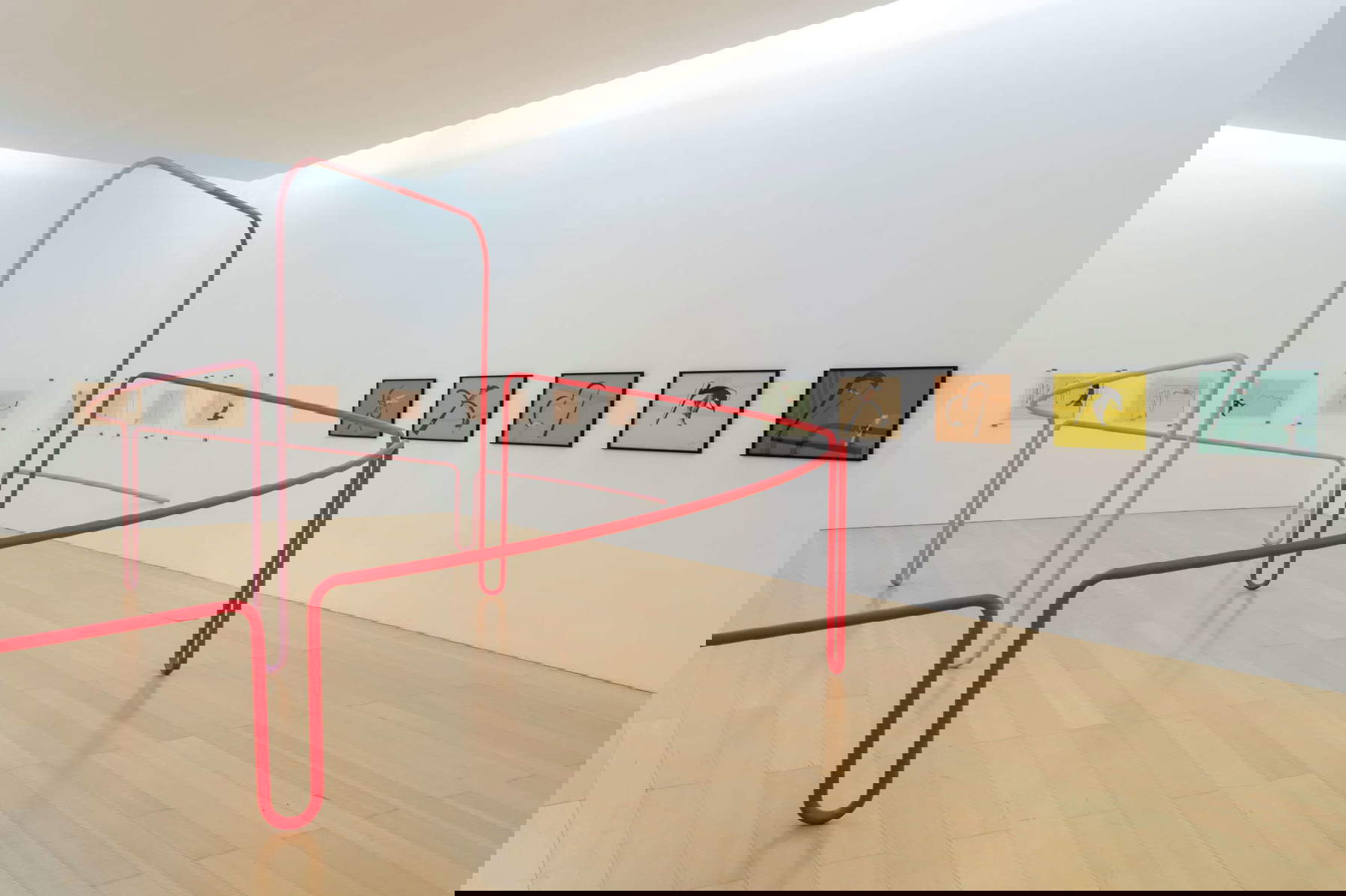 Montaje de la exposición Euphoria. Tomaso Binga. Foto: Amedeo Benestante