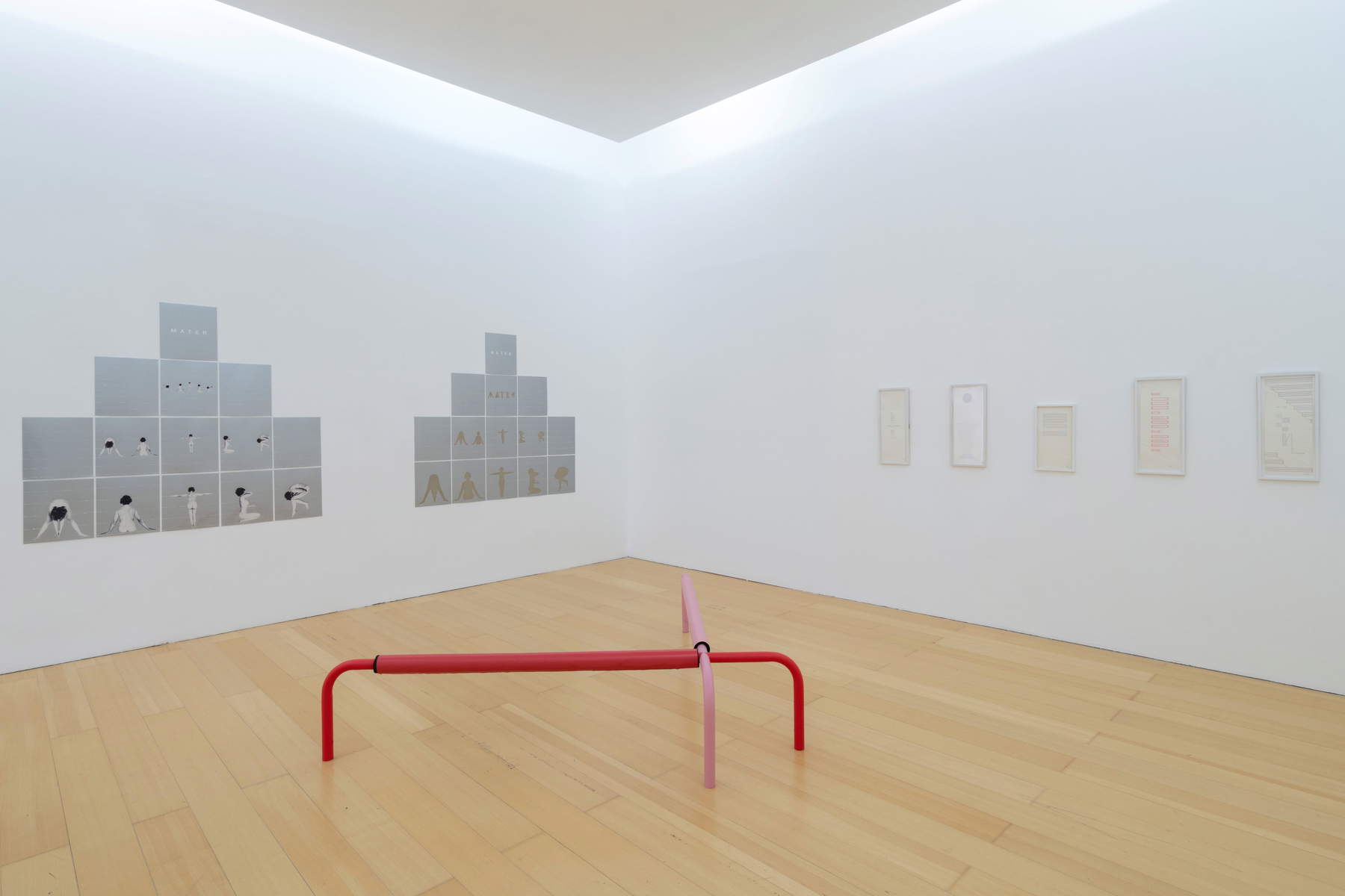 Montaje de la exposición Euphoria. Tomaso Binga. Foto: Amedeo Benestante