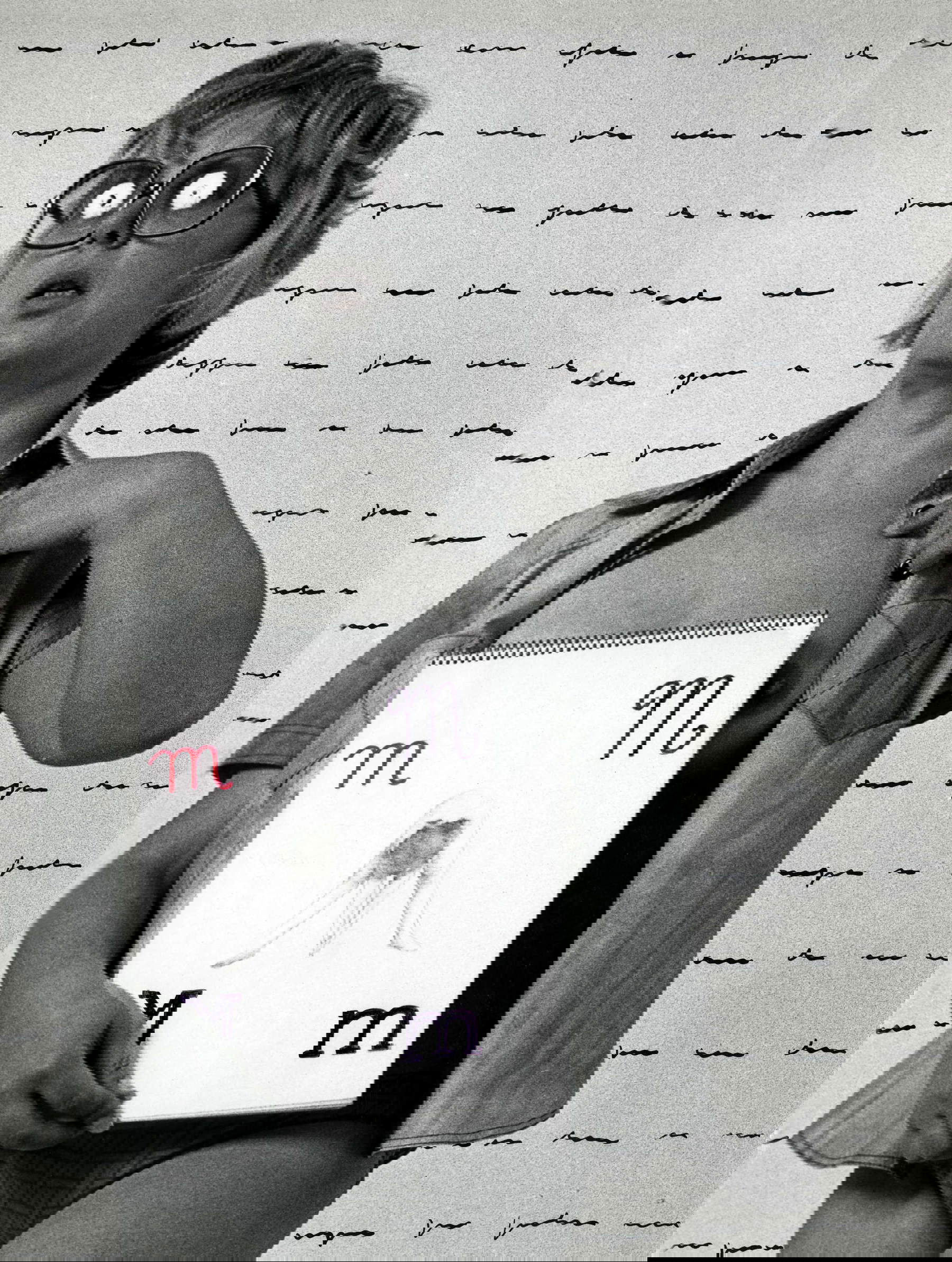 Tomaso Binga, Yo soy yo. Io sono me (1977; fotografía en blanco y negro, tinta sobre papel fotográfico, díptico, 40 x 30 cm cada uno, sin enmarcar; Milán, Colección Privada). Por concesión de Archivio Tomaso Binga y Frittelli Arte Contemporanea