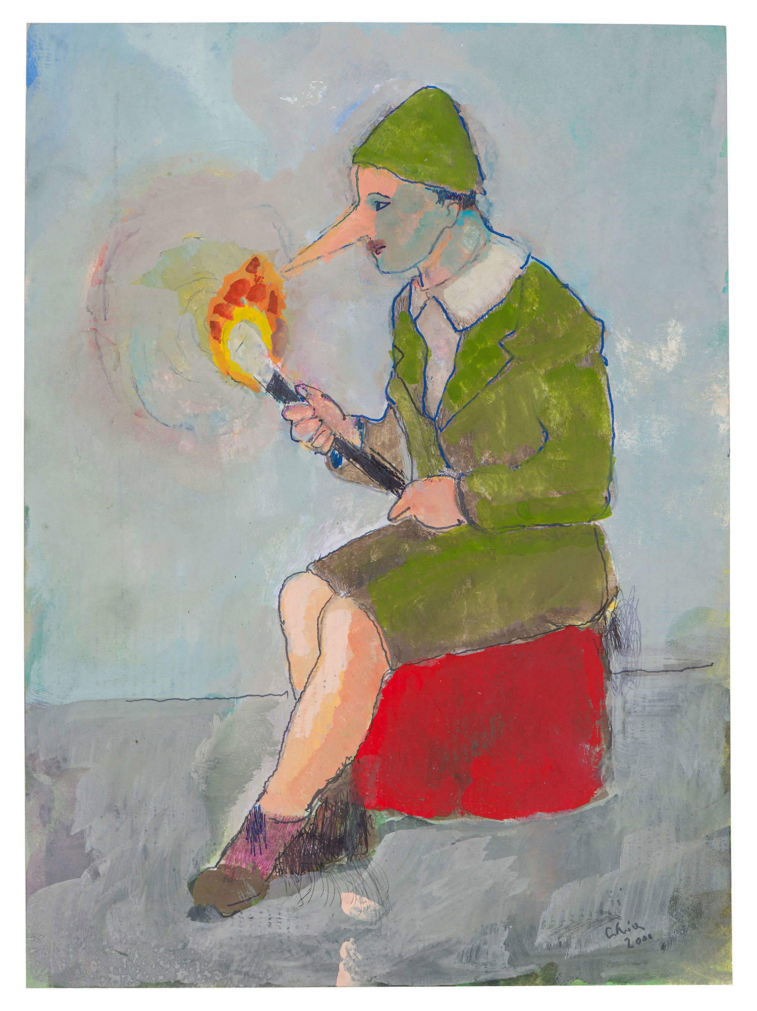 F. NERI 水彩画 Grazia della Folla F. NERI 水彩画 Grazia della Folla